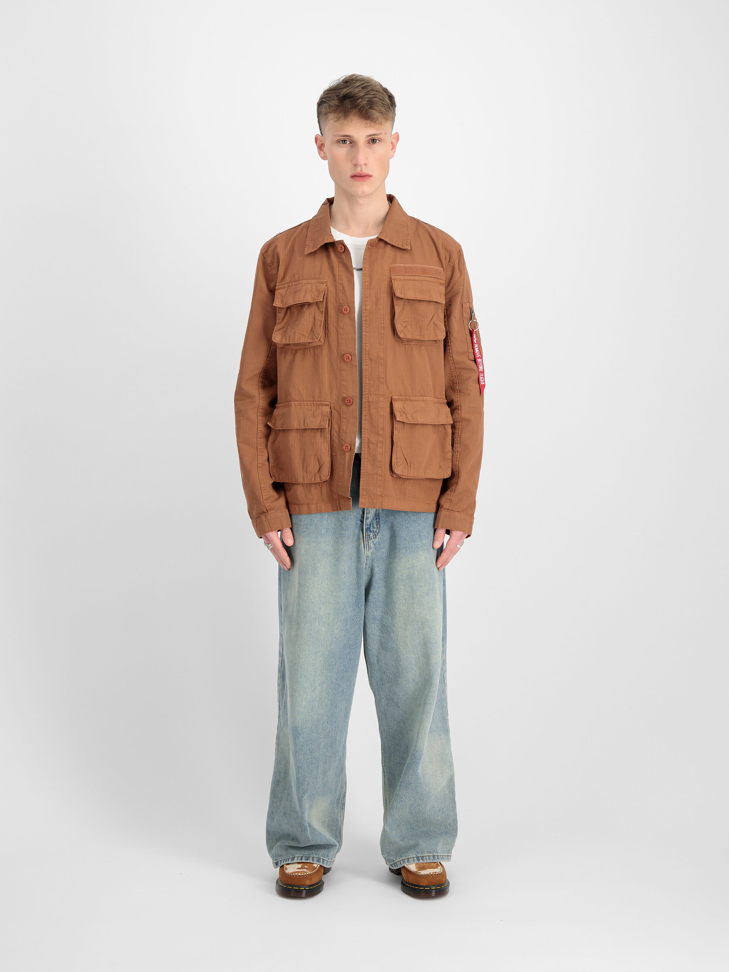Ripstop Cargo Overshirt hazel brown 136123_709_2_model_00001_123825