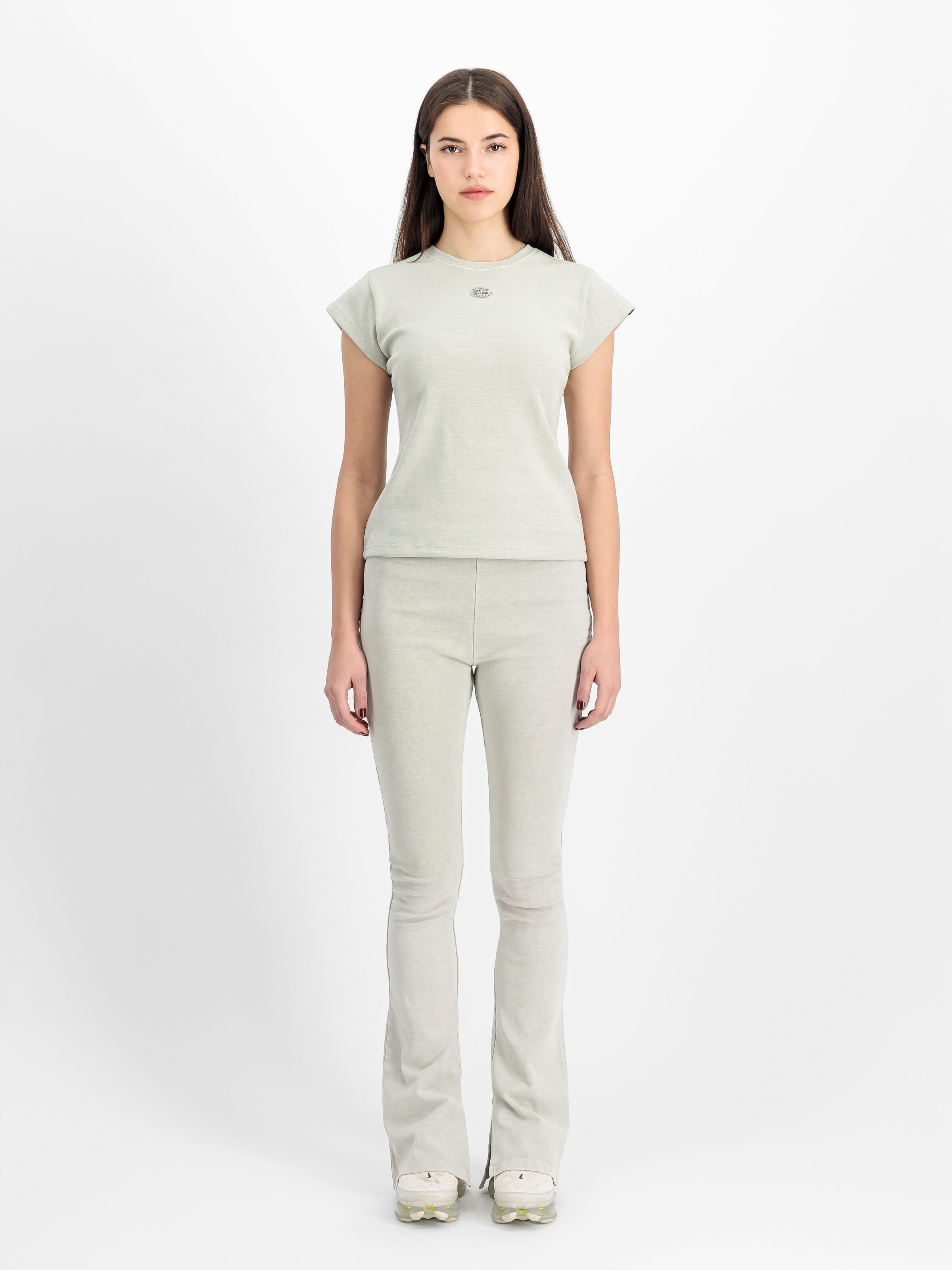 World Flared Pant Women stone 266020_10_2_model_00001_212719