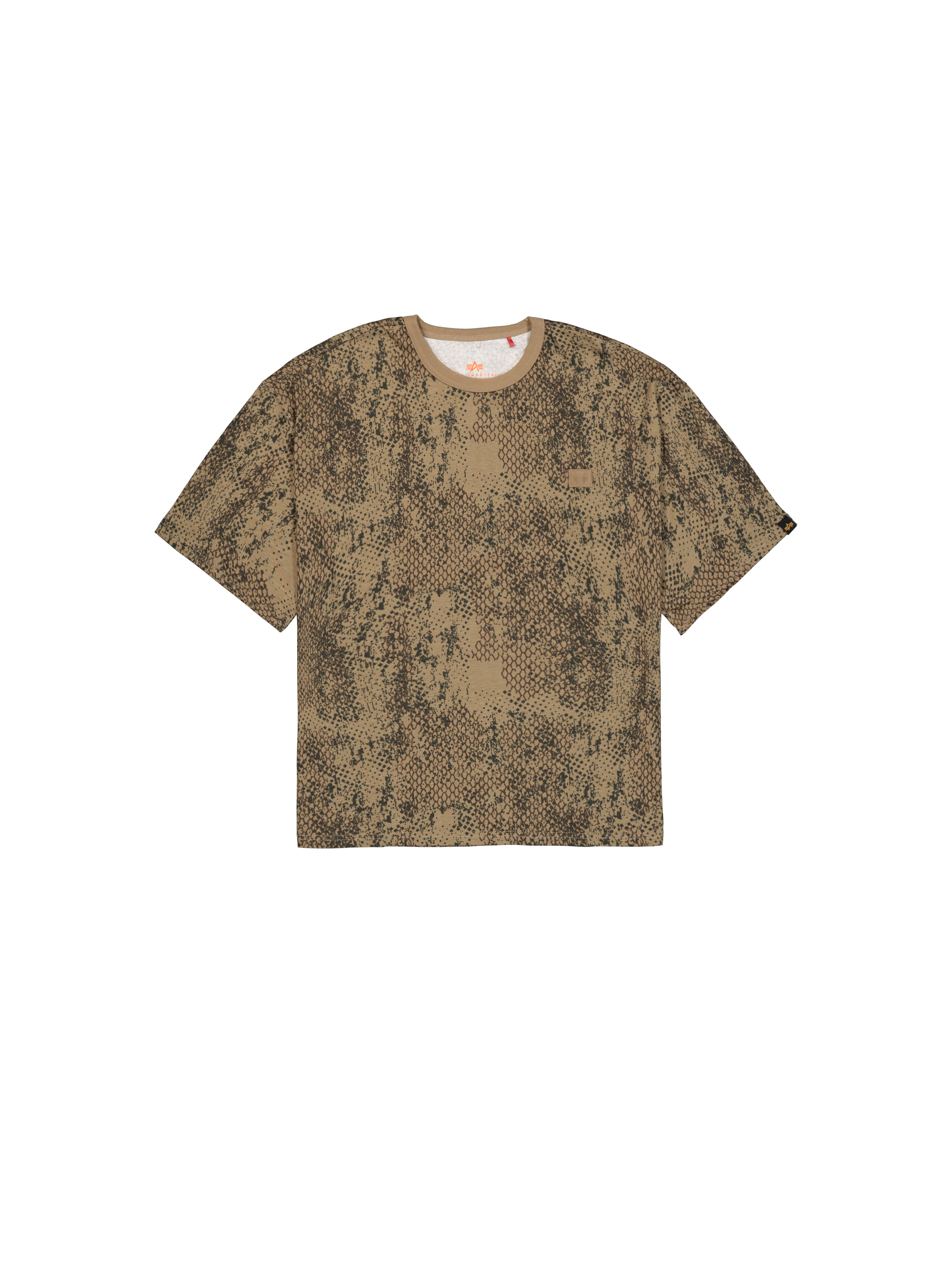 Alpha Essentials Rubber Logo Camo T-Shirt lizard camo 146504C_718_1_flatlay_00001_222465.png