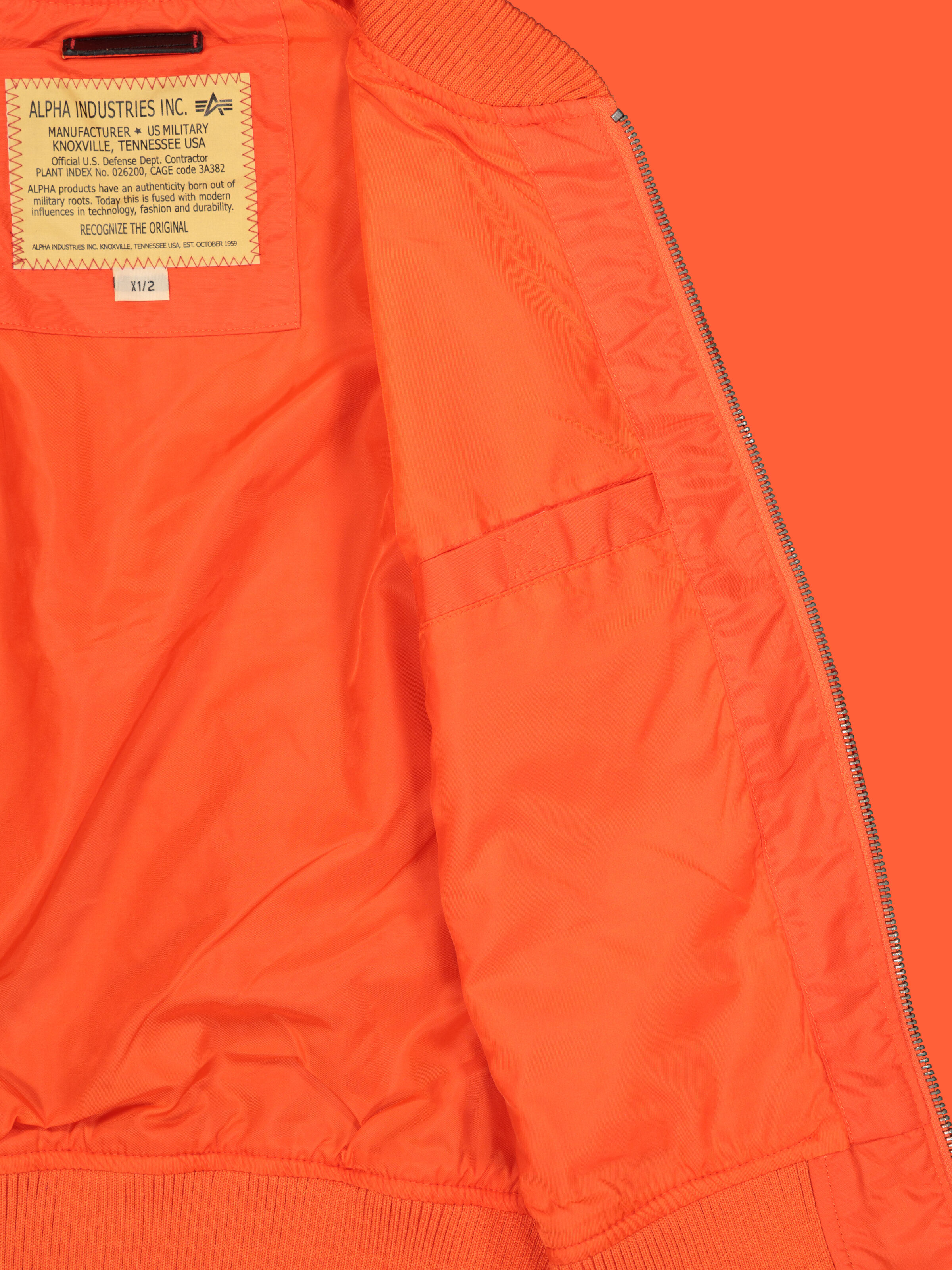 MA-1 TT Two Tone US Bomber Jacket Kids atomic red 166701_577_3_detail_00003_222200