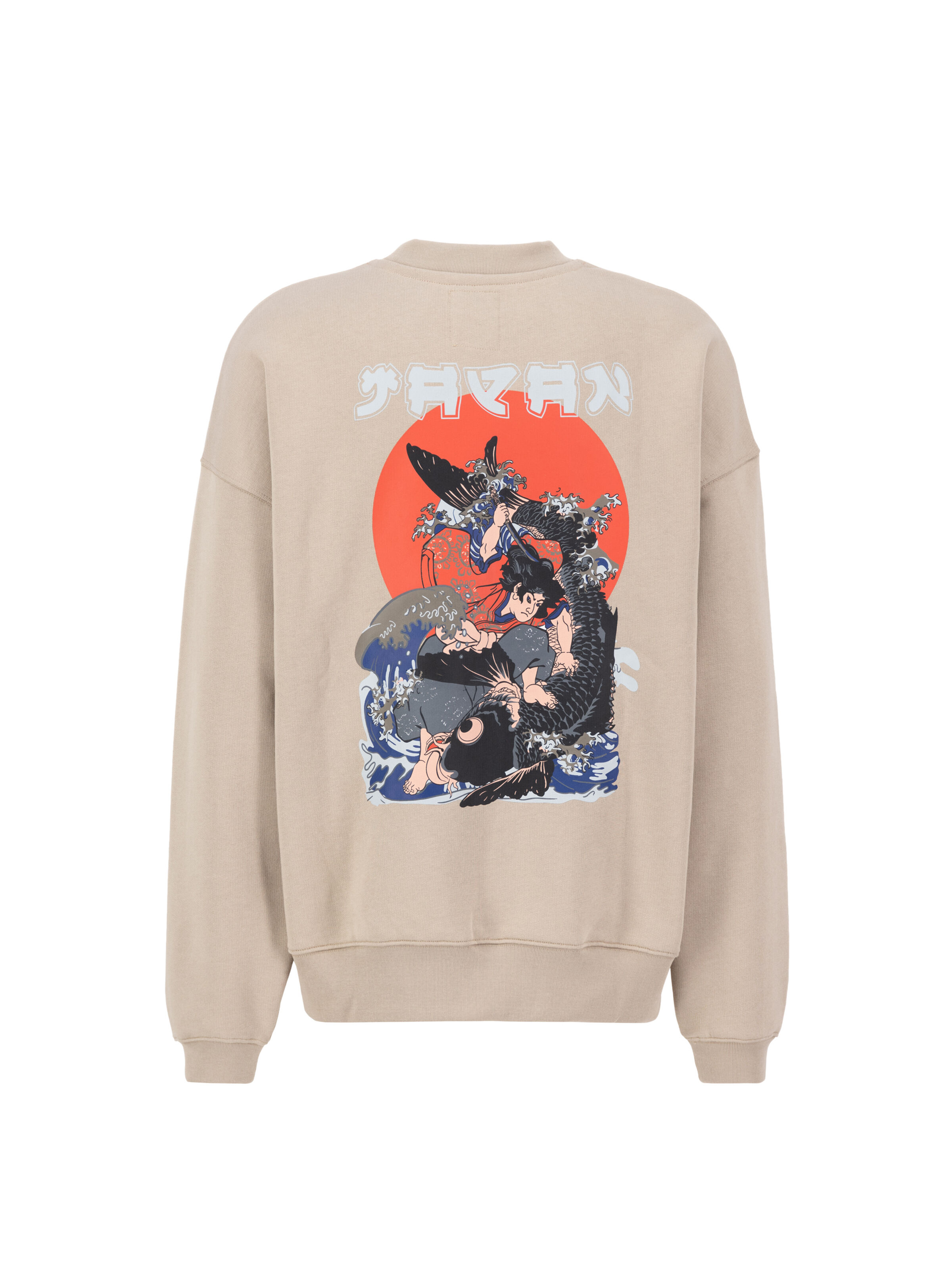 Japan Wave Warrior Sweatshirt vintage sand 146309_679_001_2_182891