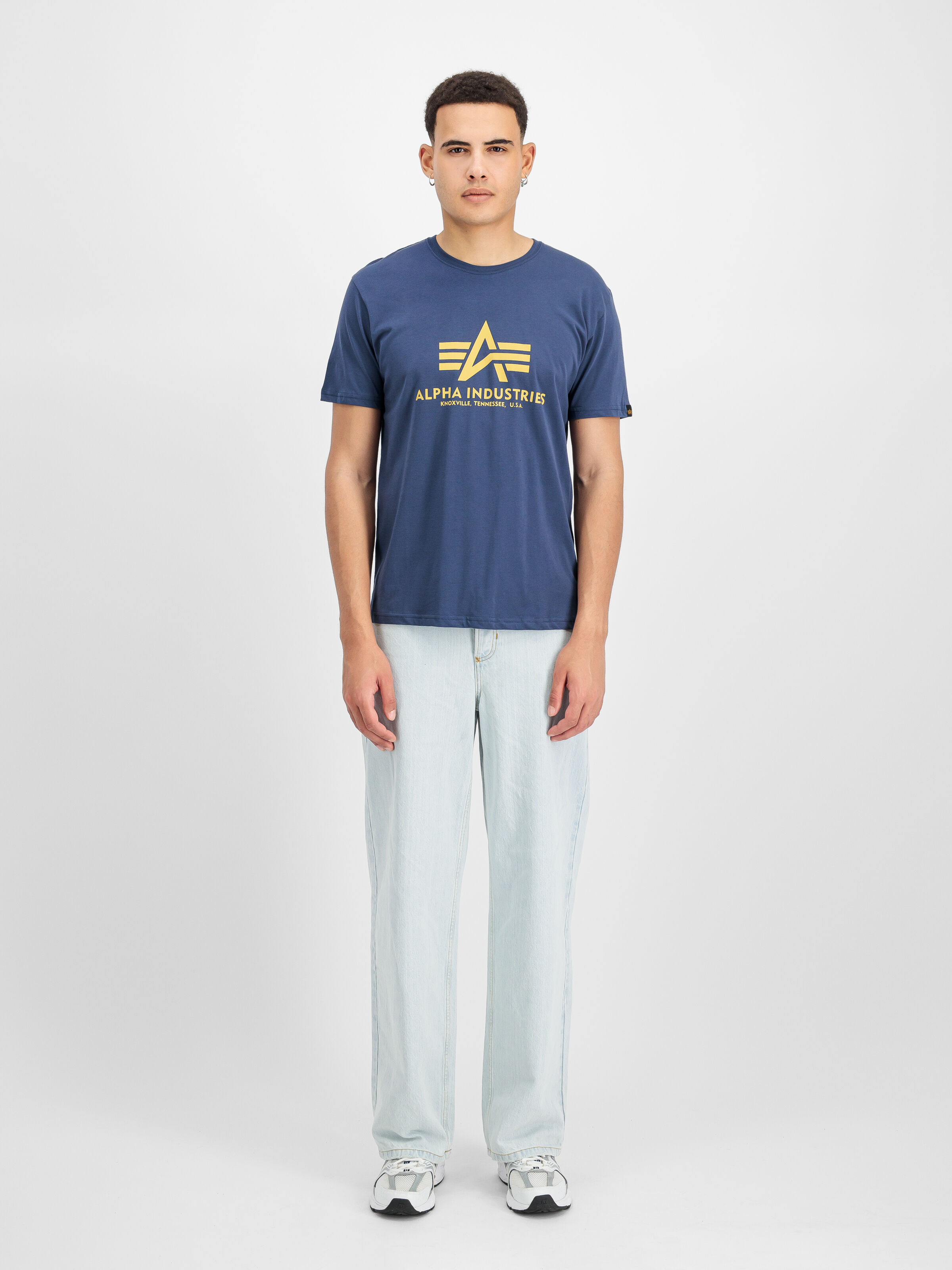 Basic Big Logo T-Shirt new navy 100501_435_2_model_00001_185525