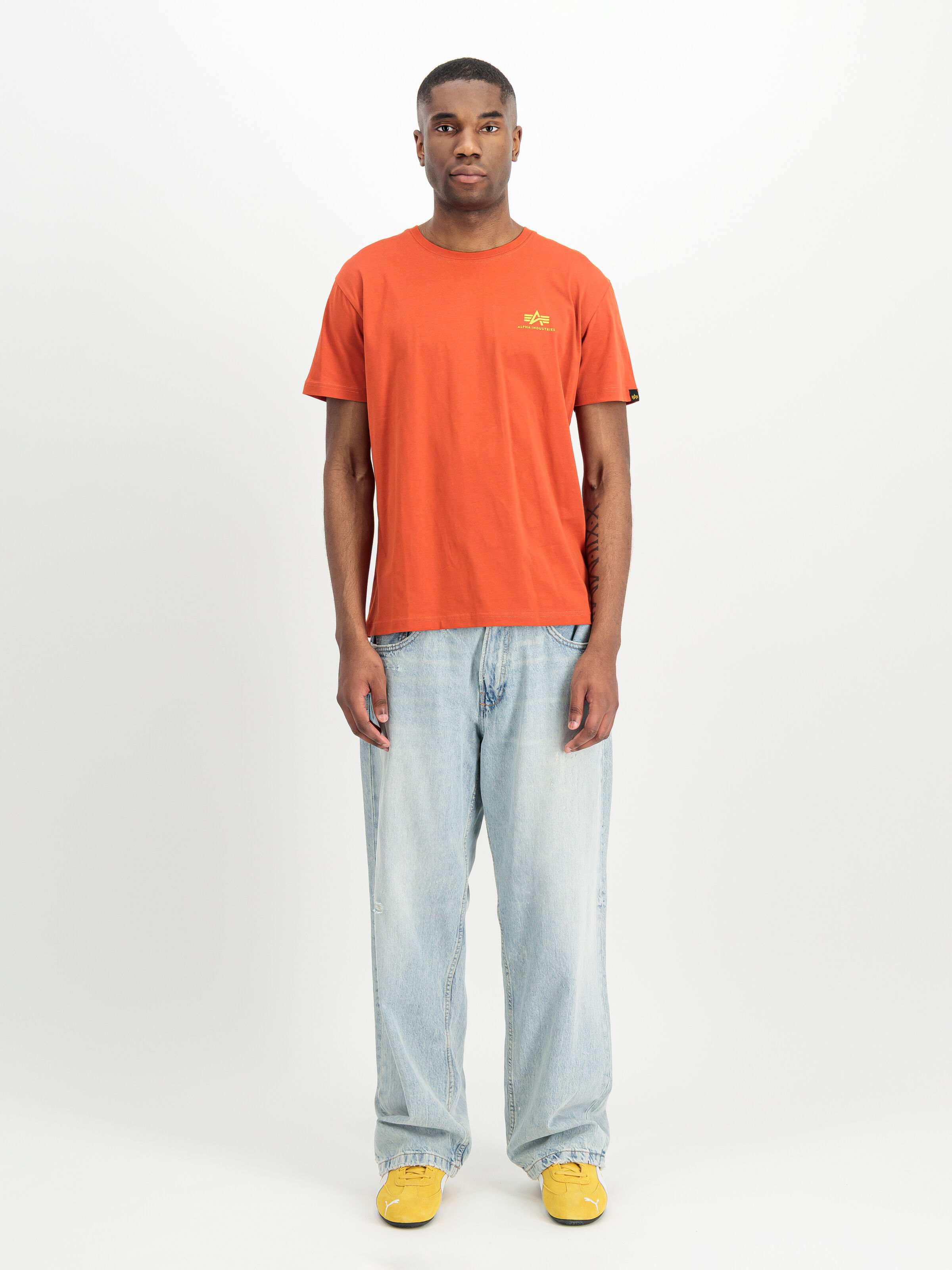 Basic Small Logo T-Shirt iron red 188505_639_2_model_00001_226801