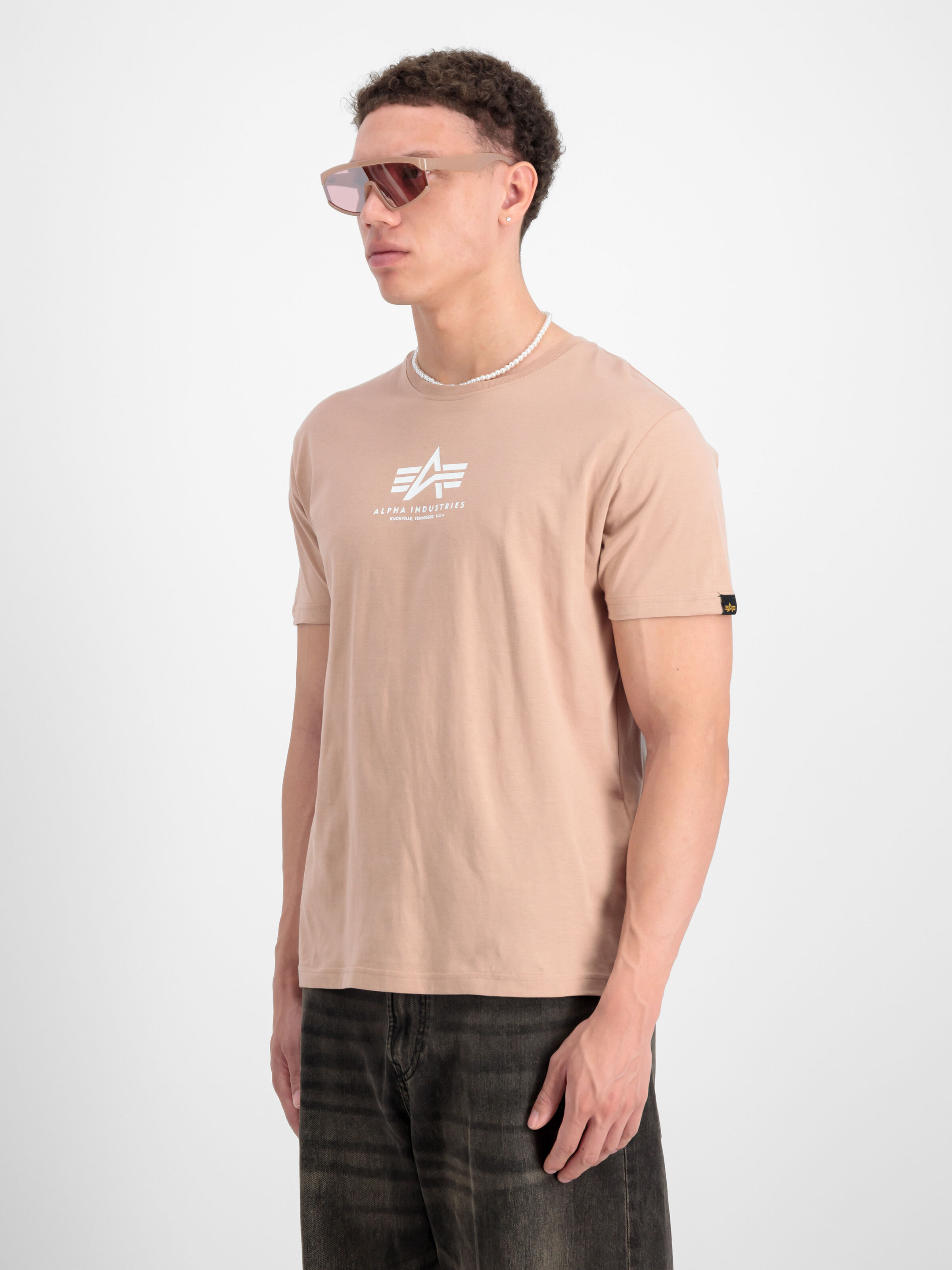 Basic Mid Logo T-Shirt Dusty Coral 118533_721_2_model_00003_97269