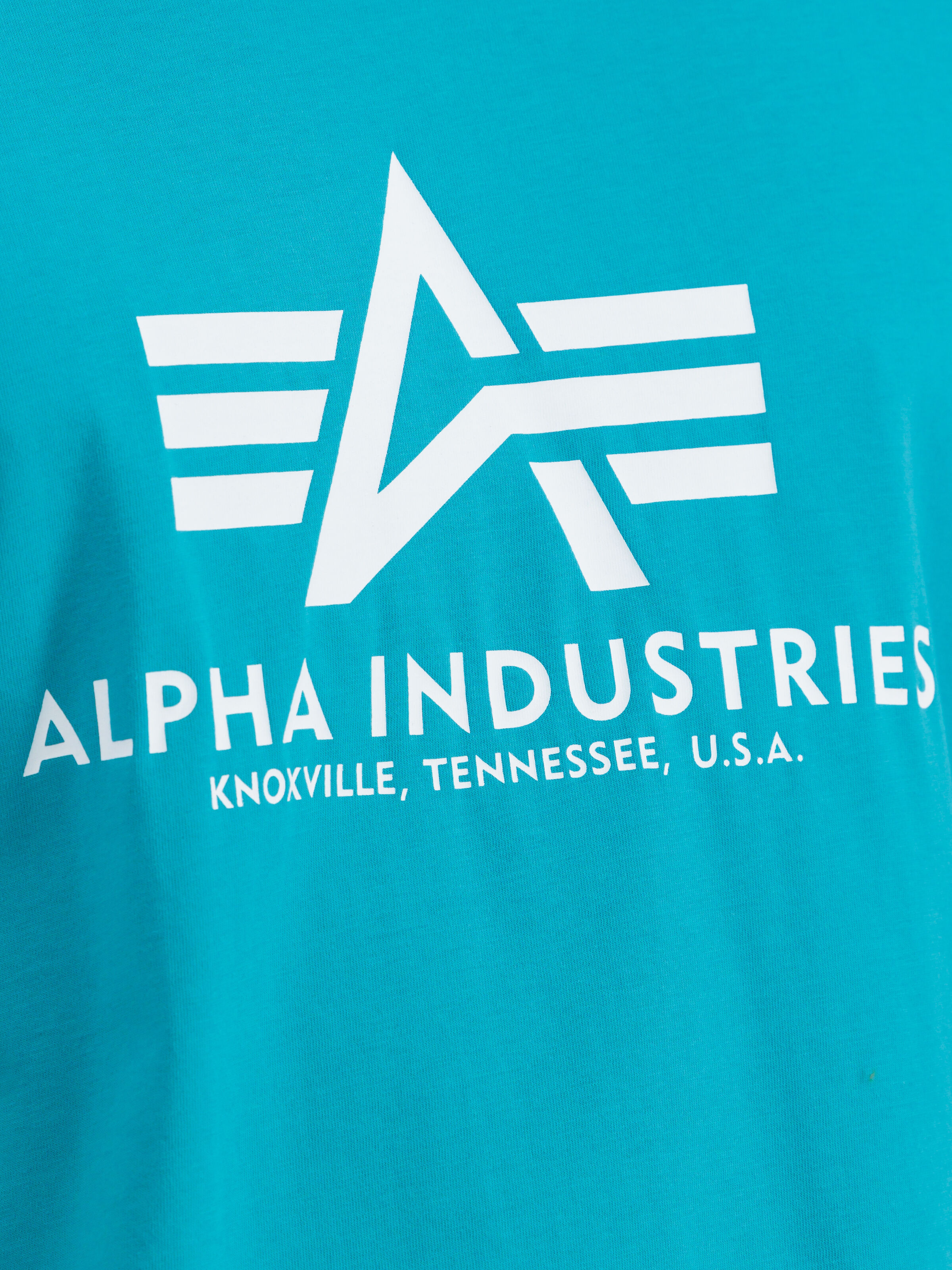 Basic Big Logo T-Shirt blue lagoon 100501_576_alpha_industries_basic_t_004_182289