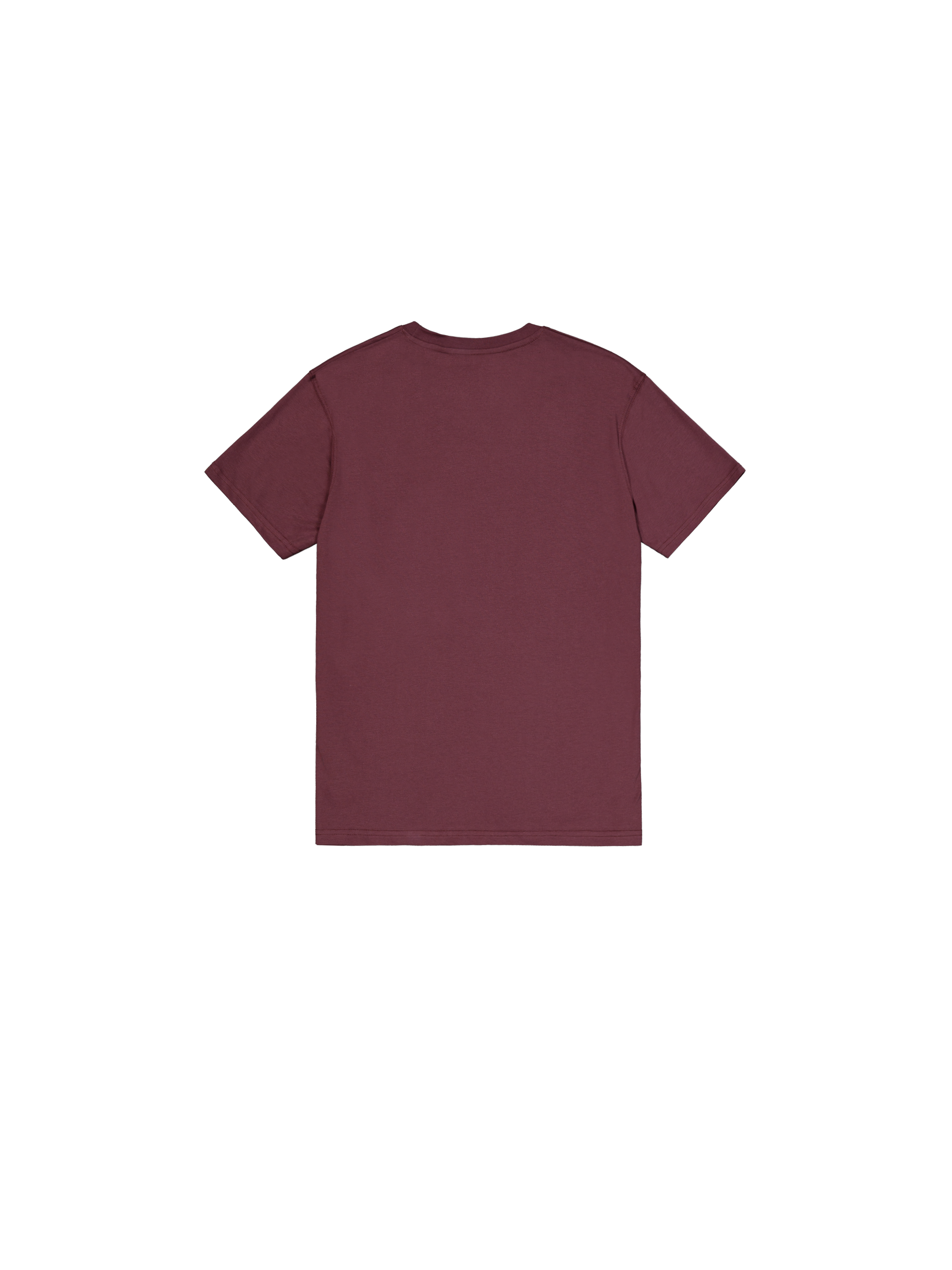 Basic Small Logo T-Shirt deep maroon 188505_21_1_flatlay_00002_194677