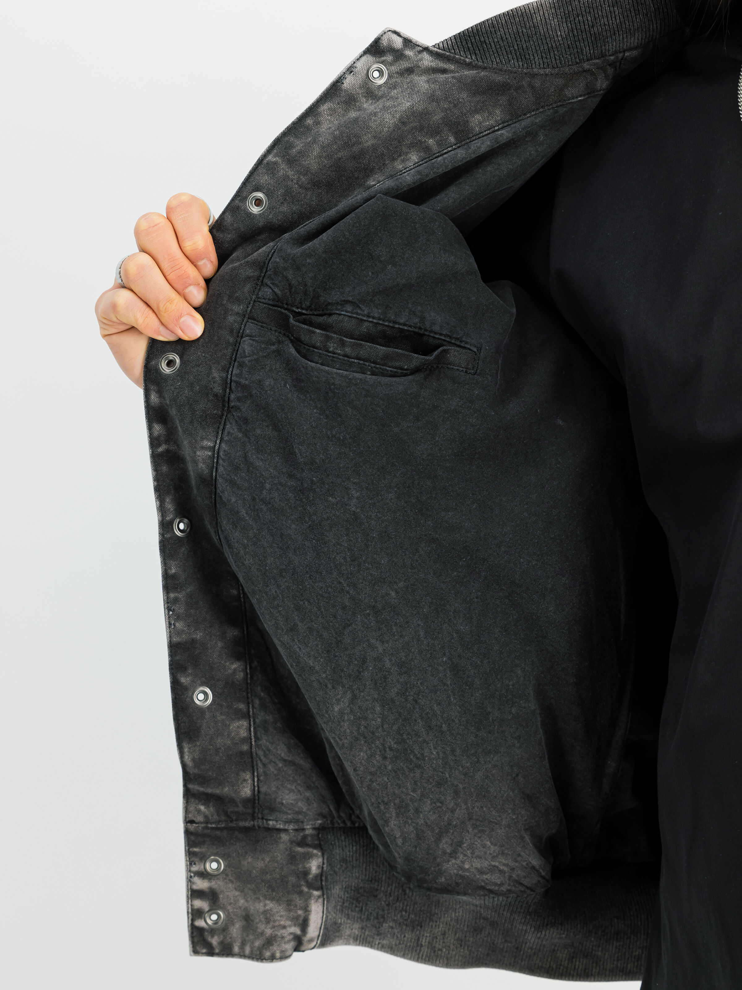 Coach Back Embroidery Light Bomber Jacket black 156144_03_3_detail_00001_149491