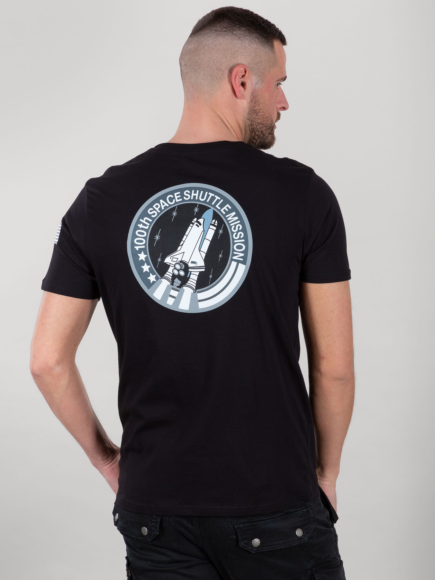Space Shuttle T-Shirt black 176507_03_alpha_industries_space_shuttle_t_004_182820