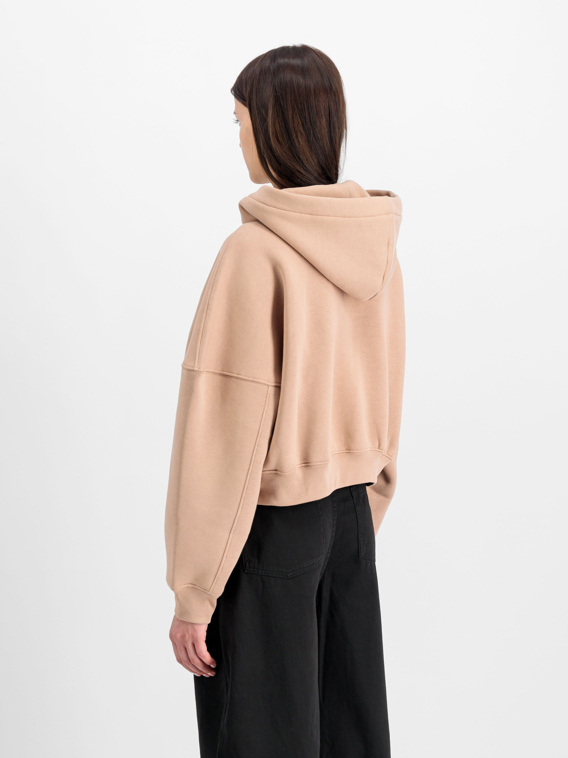 Logo Hoodie Women Dusty Coral 148040_721_2_model_00004_103866