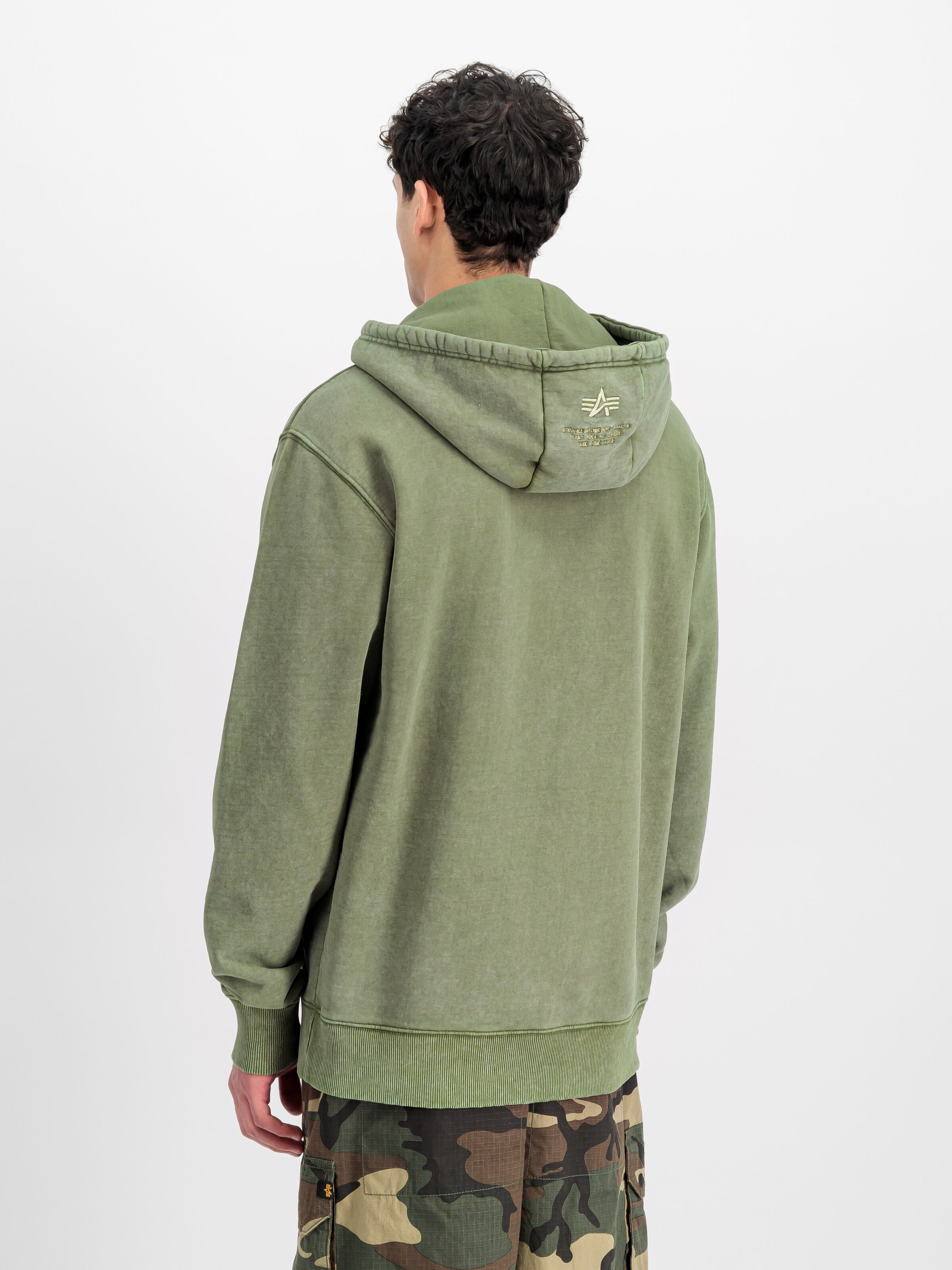 Acid Logo Hoodie moss green 258339_714_2_model_00003_164636