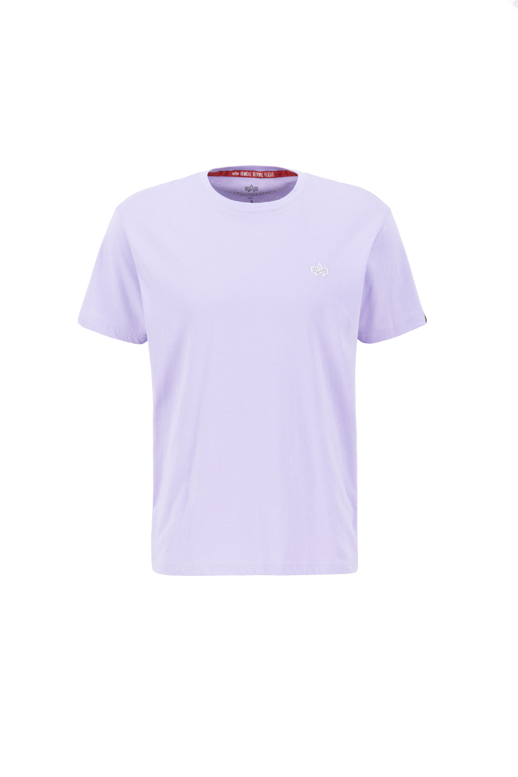 Embroidery T-Shirt Unisex pale violet 118536_664_alpha_industries_unisex_emb_t_shirt_bust_front_124075.jpg