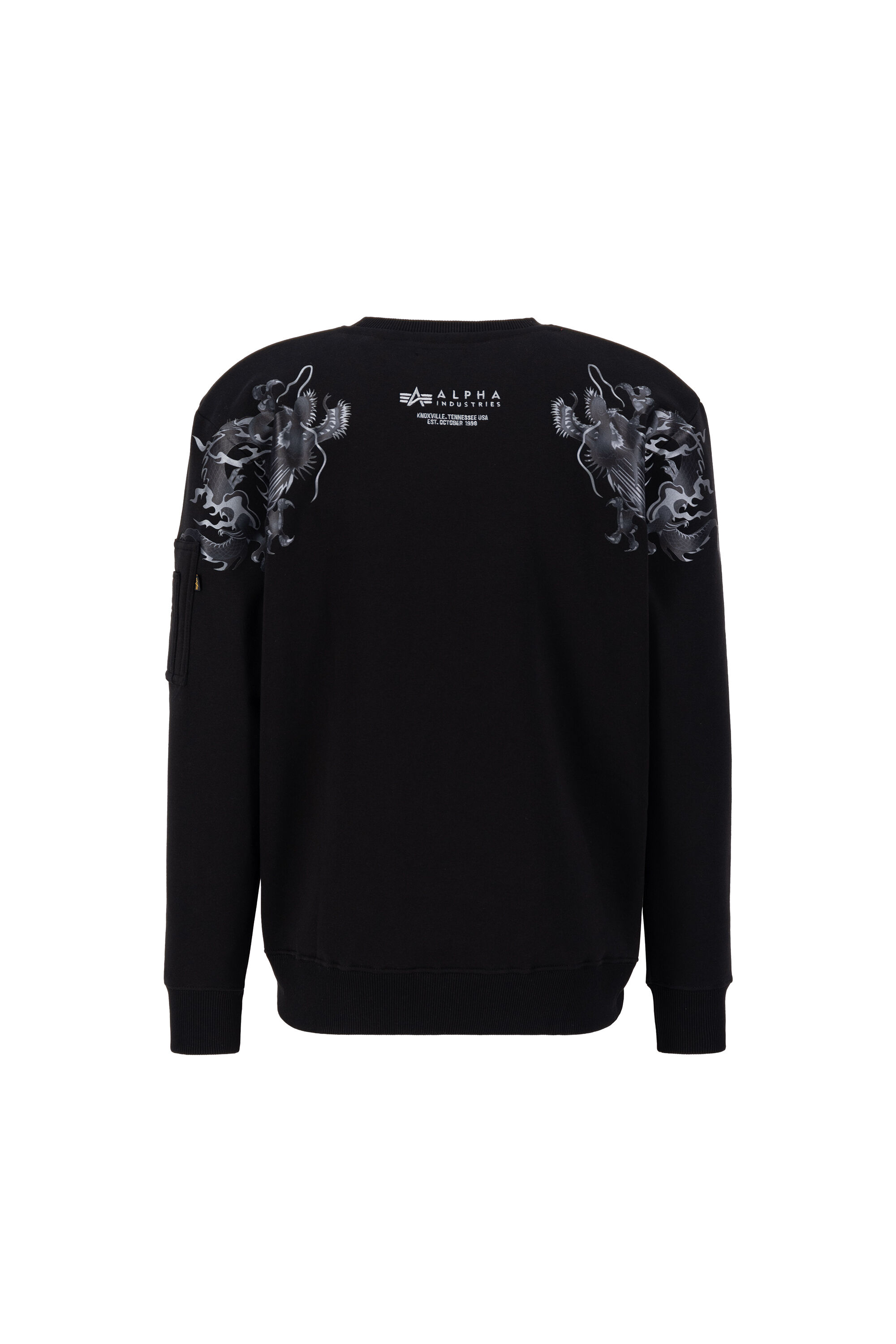 Dragon Embroidery Sweatshirt black/black 136301_515_002_123995