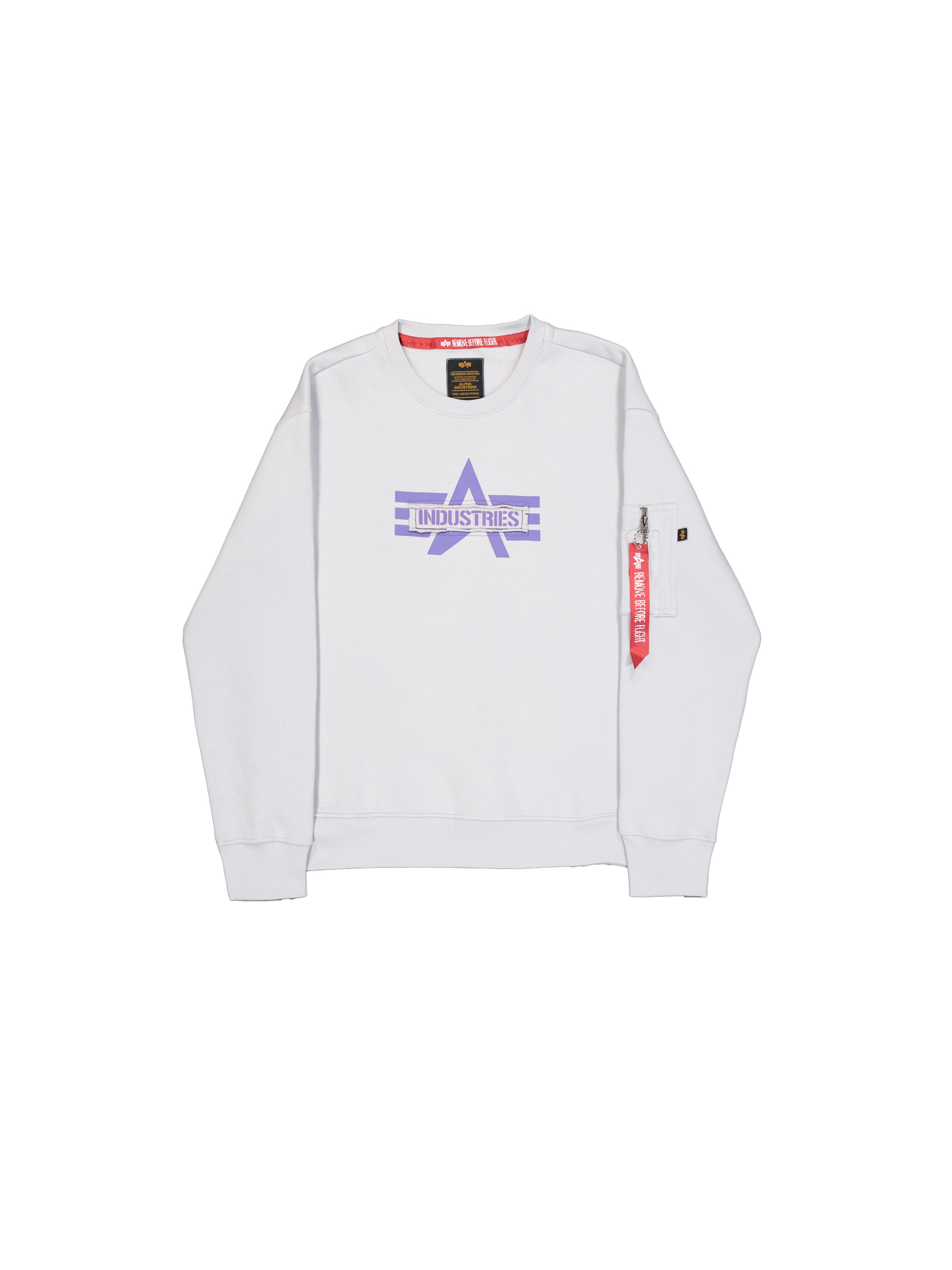 Logo Edge Sweatshirt pastel grey