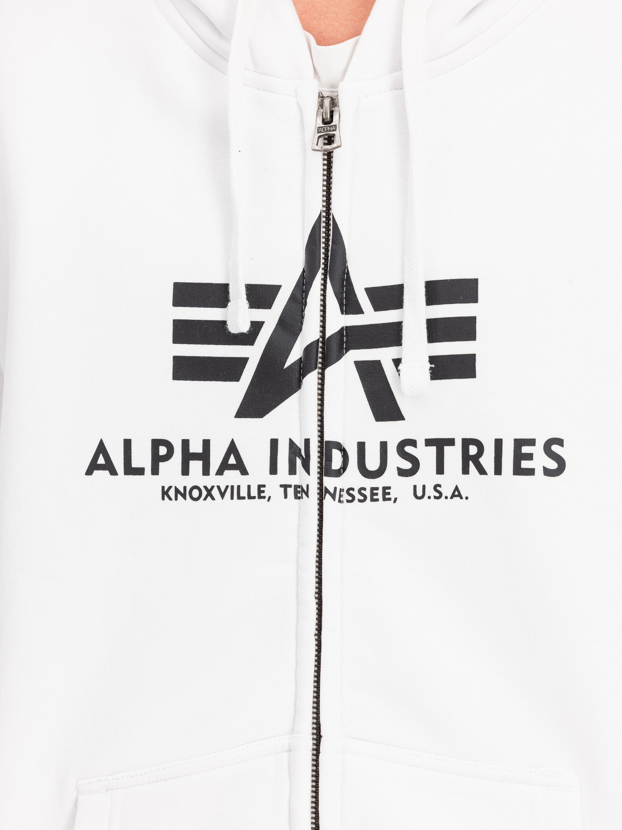 Basic Big Logo Zip Hoodie white 178325_09_3_detail_00001_122539
