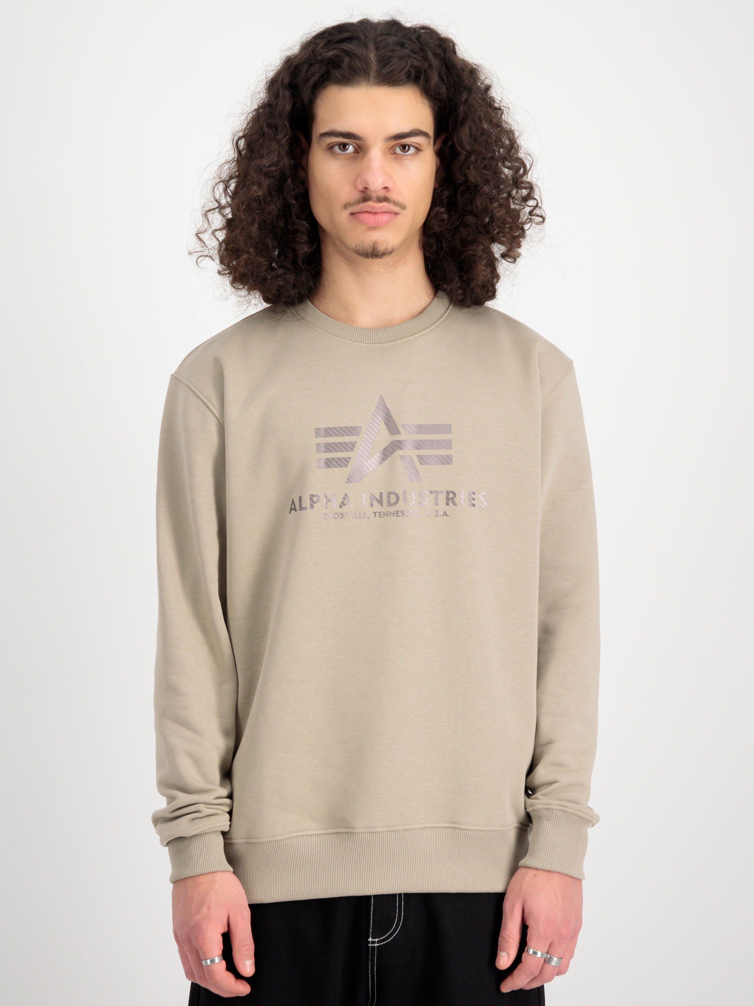 Basic Carbon Sweatshirt vintage sand 146311_679_00007_182871