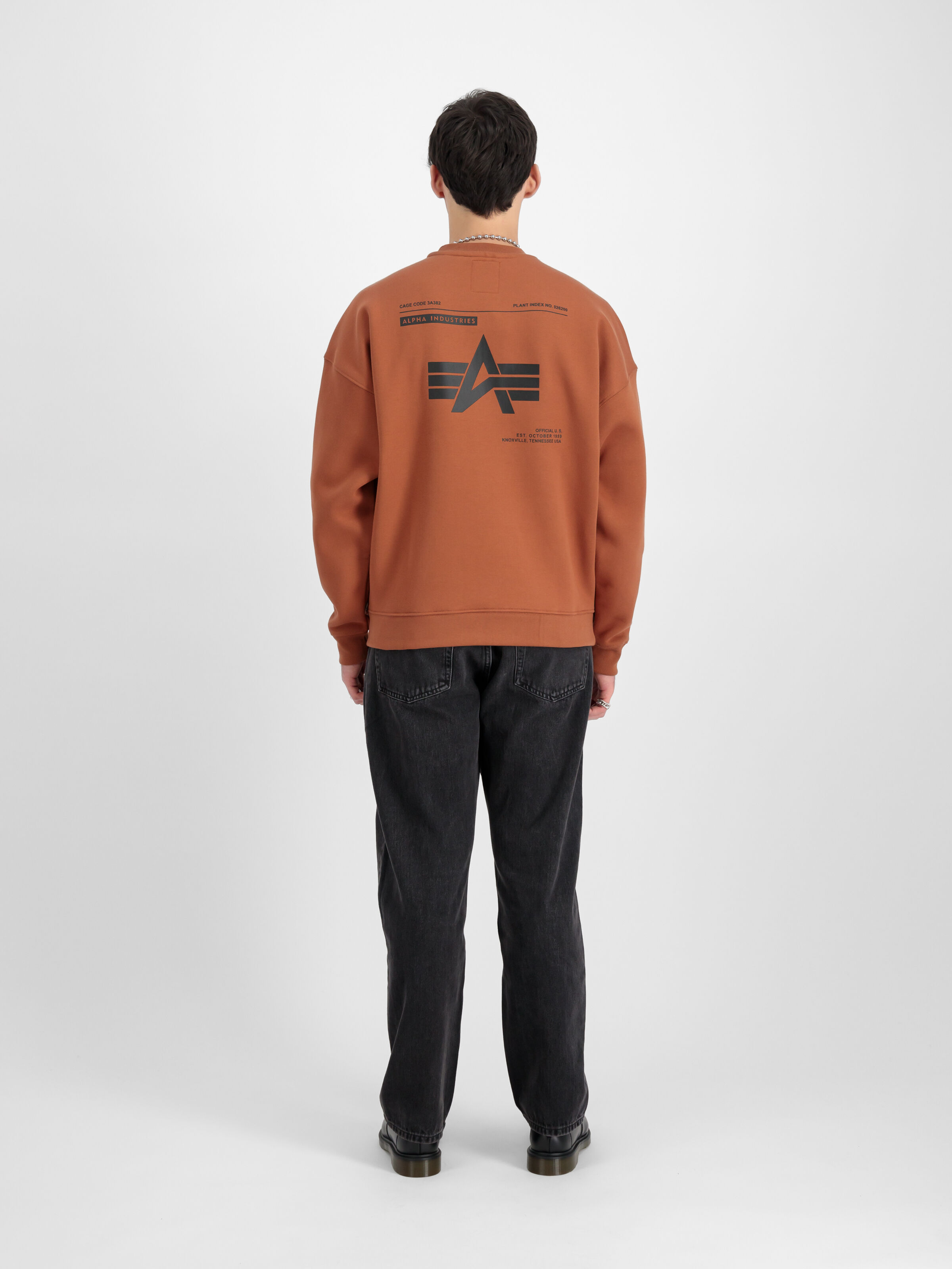 Logo Backprint Sweatshirt hazel brown 146304_709_2_model_00002_126293