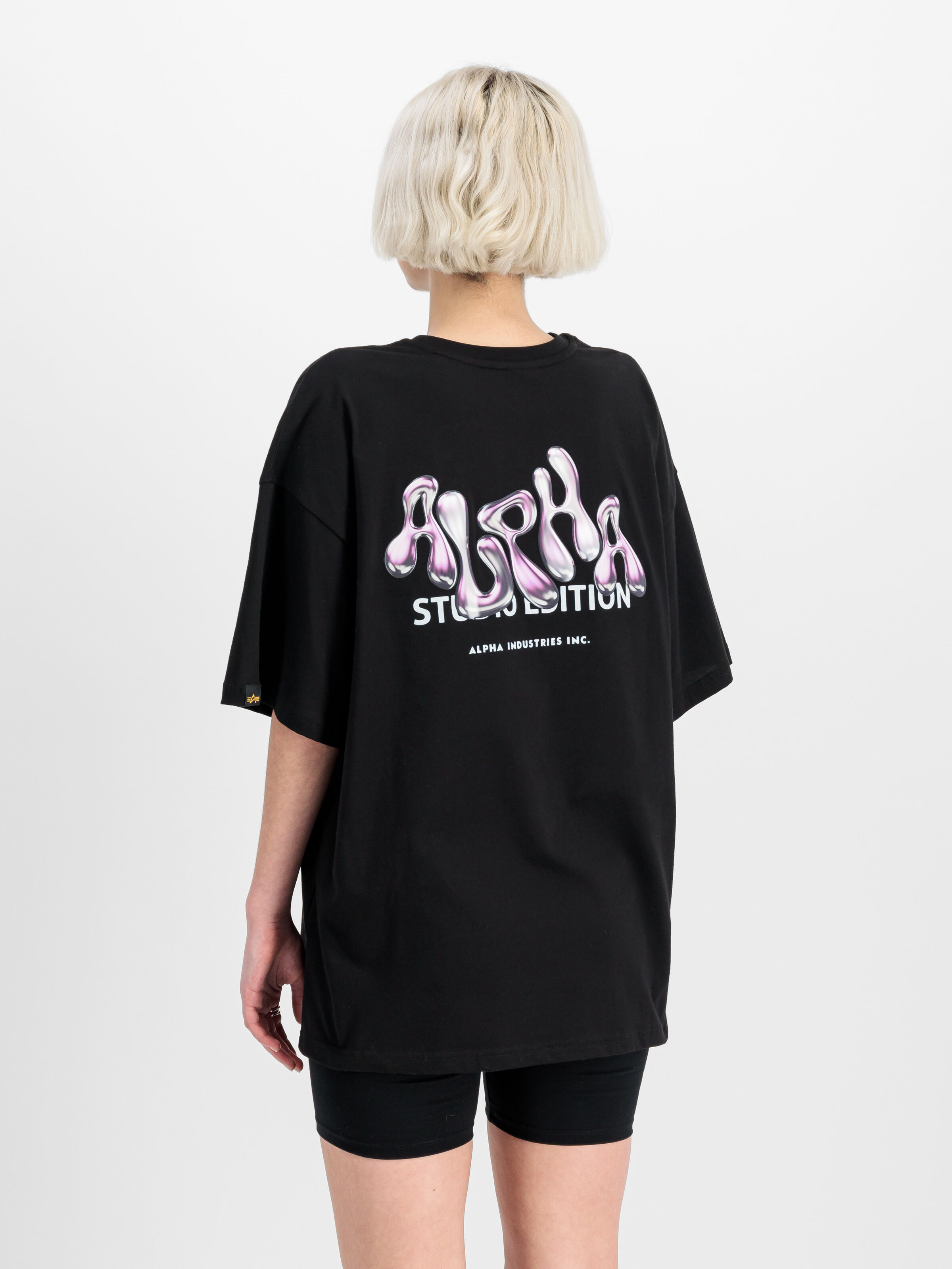 Studio Edition Backprint T-Shirt Women black 156062_03_2_model_00004_140163