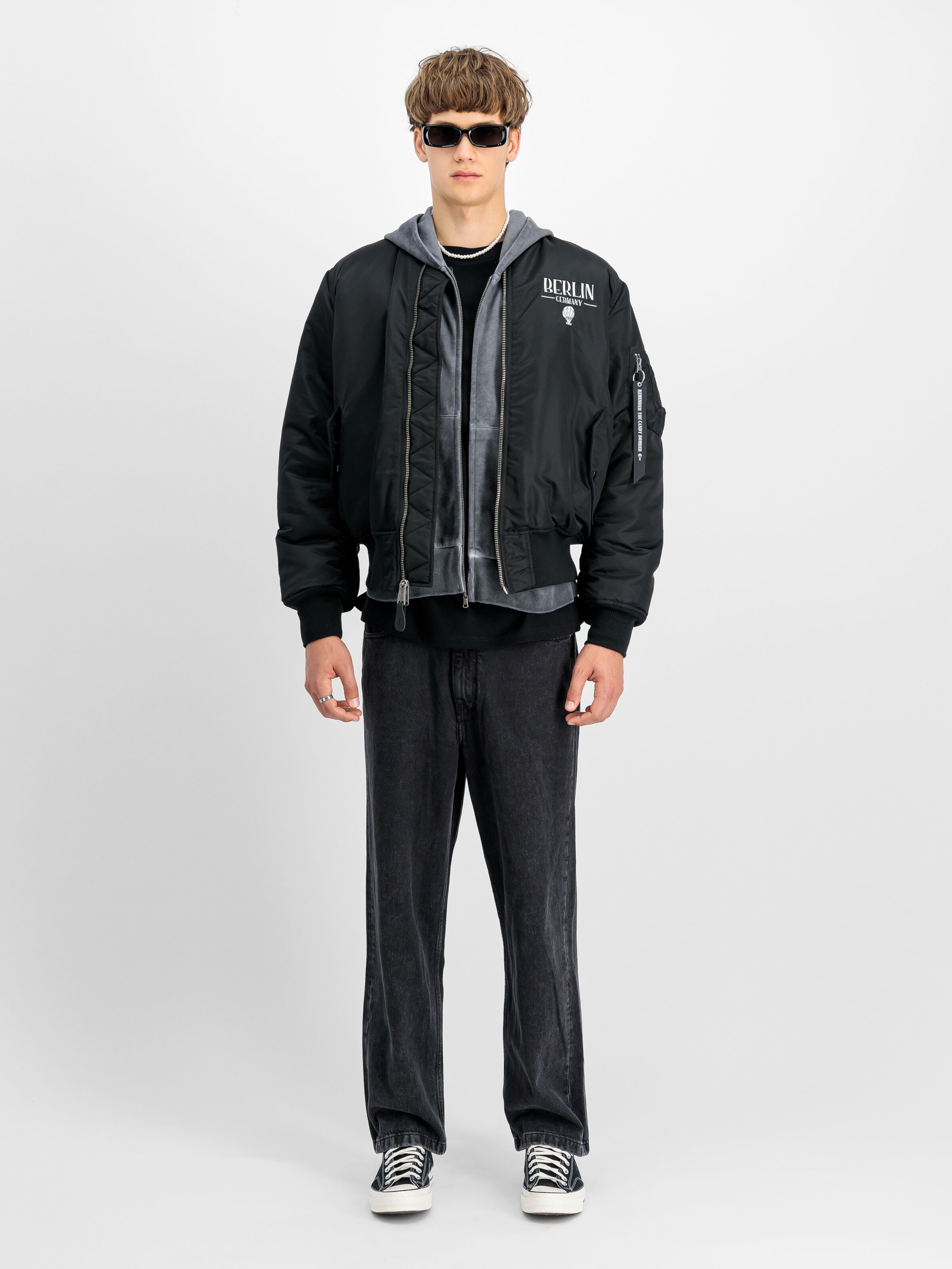 MA-1 Berlin Candy Bomber Jacket black 148141_03_2_model_00001_107629