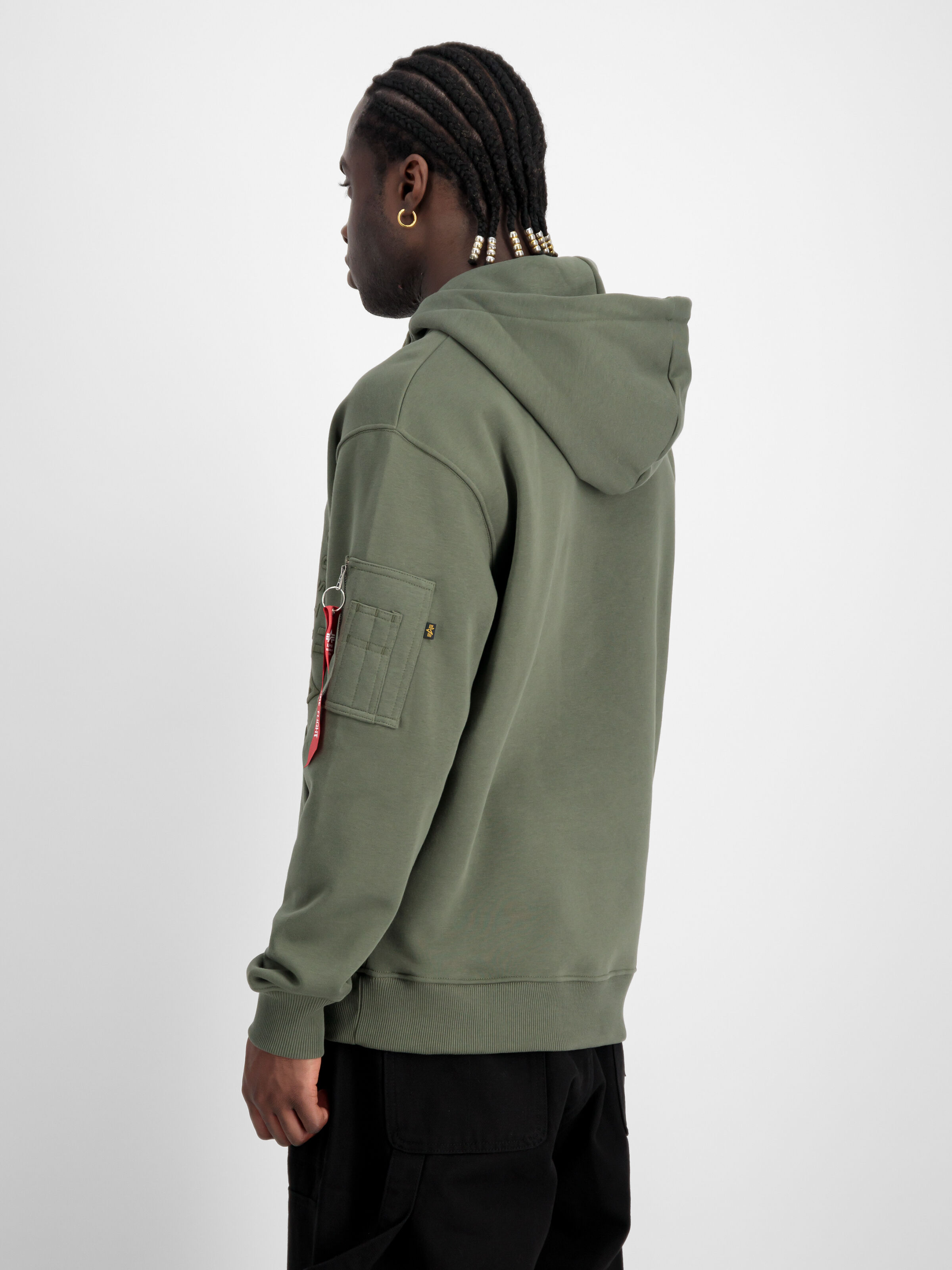 Embroidery Hoodie dark olive 138333_142_2_model_00004_129515