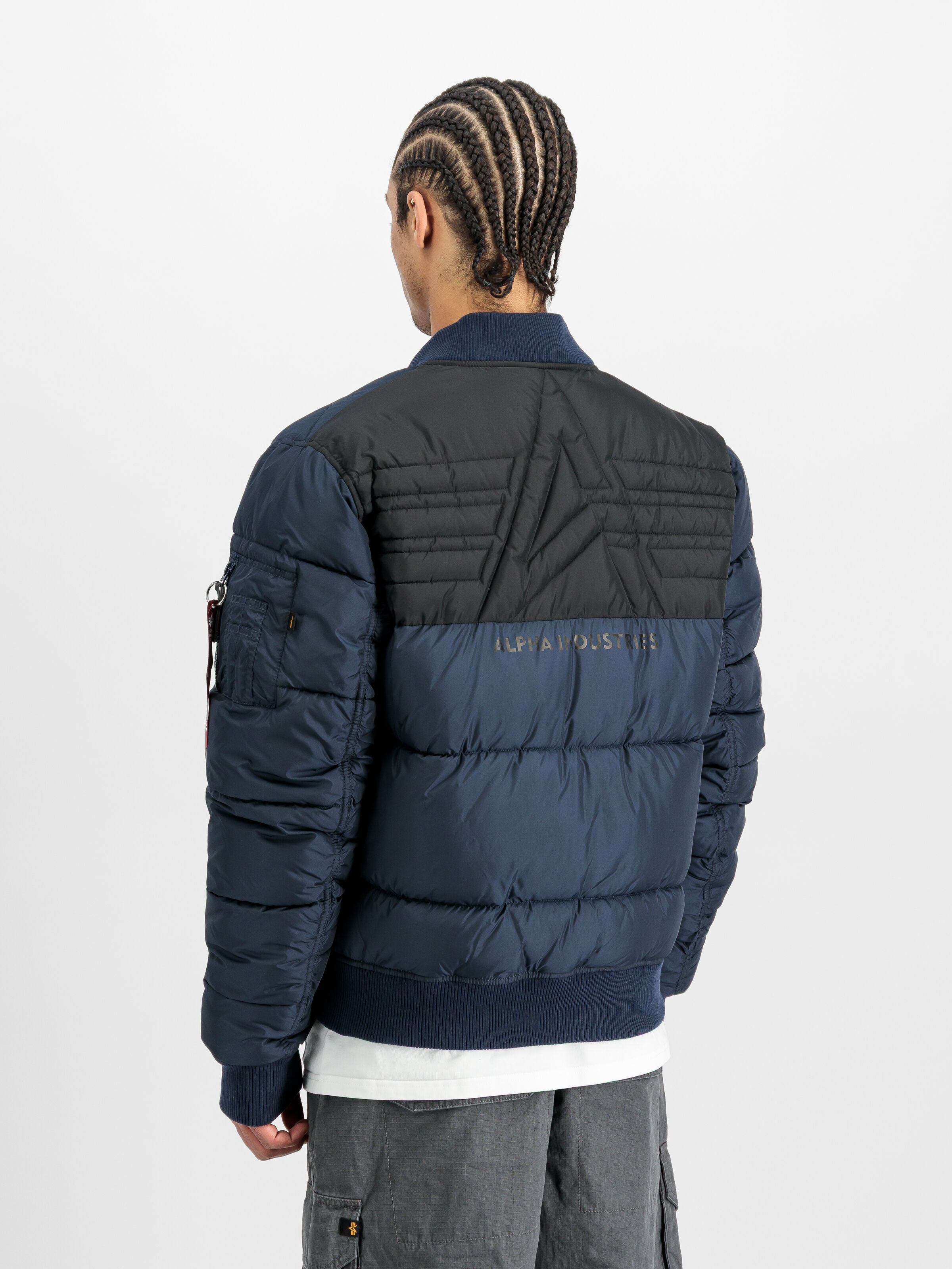 MA-1 Logo Puffer Winter Jacket ultra navy 258125_697_2_model_00003_163685