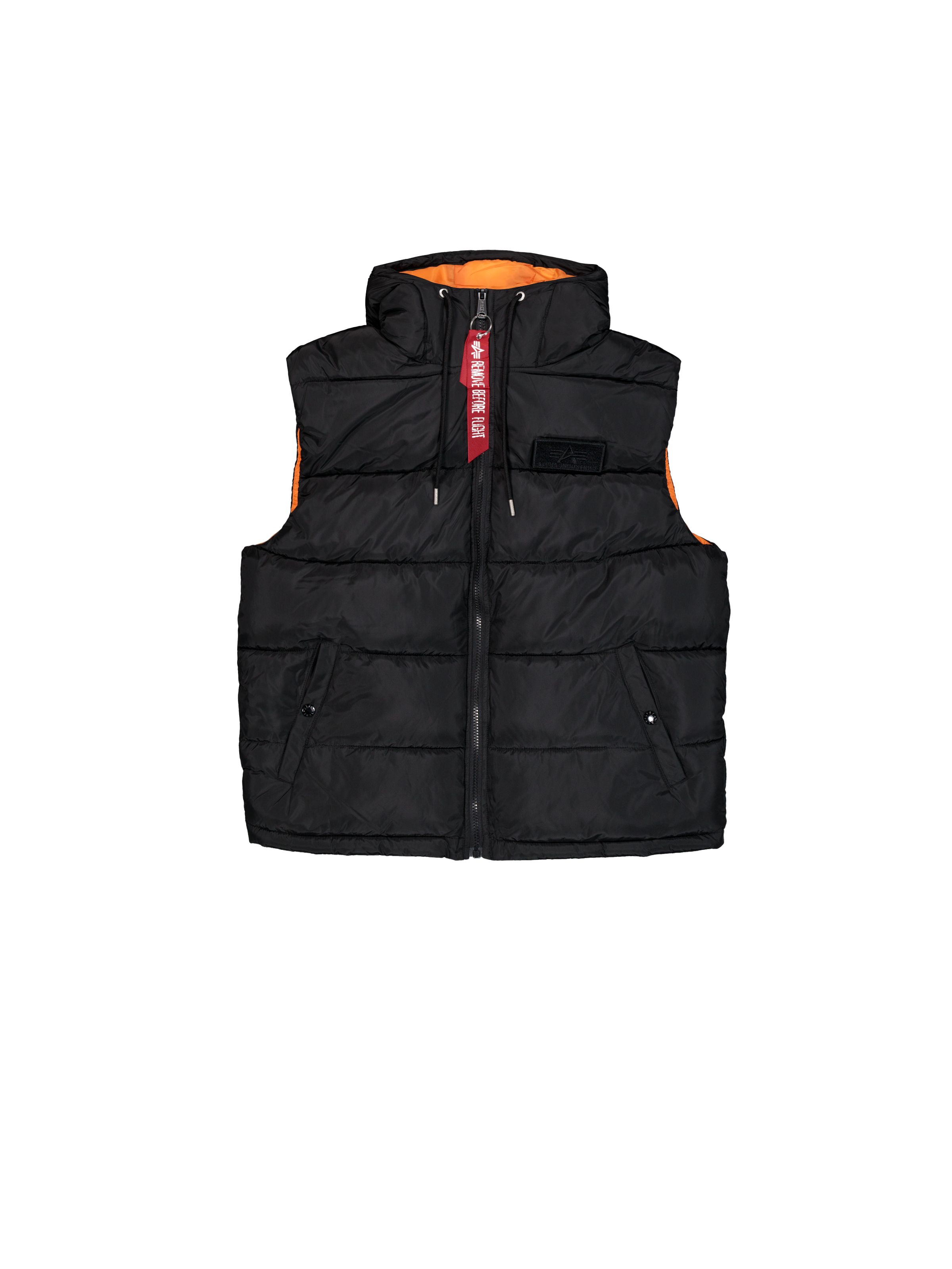 Hooded Faux Down Puffer Vest Hooded Faux Down Puffer Vest