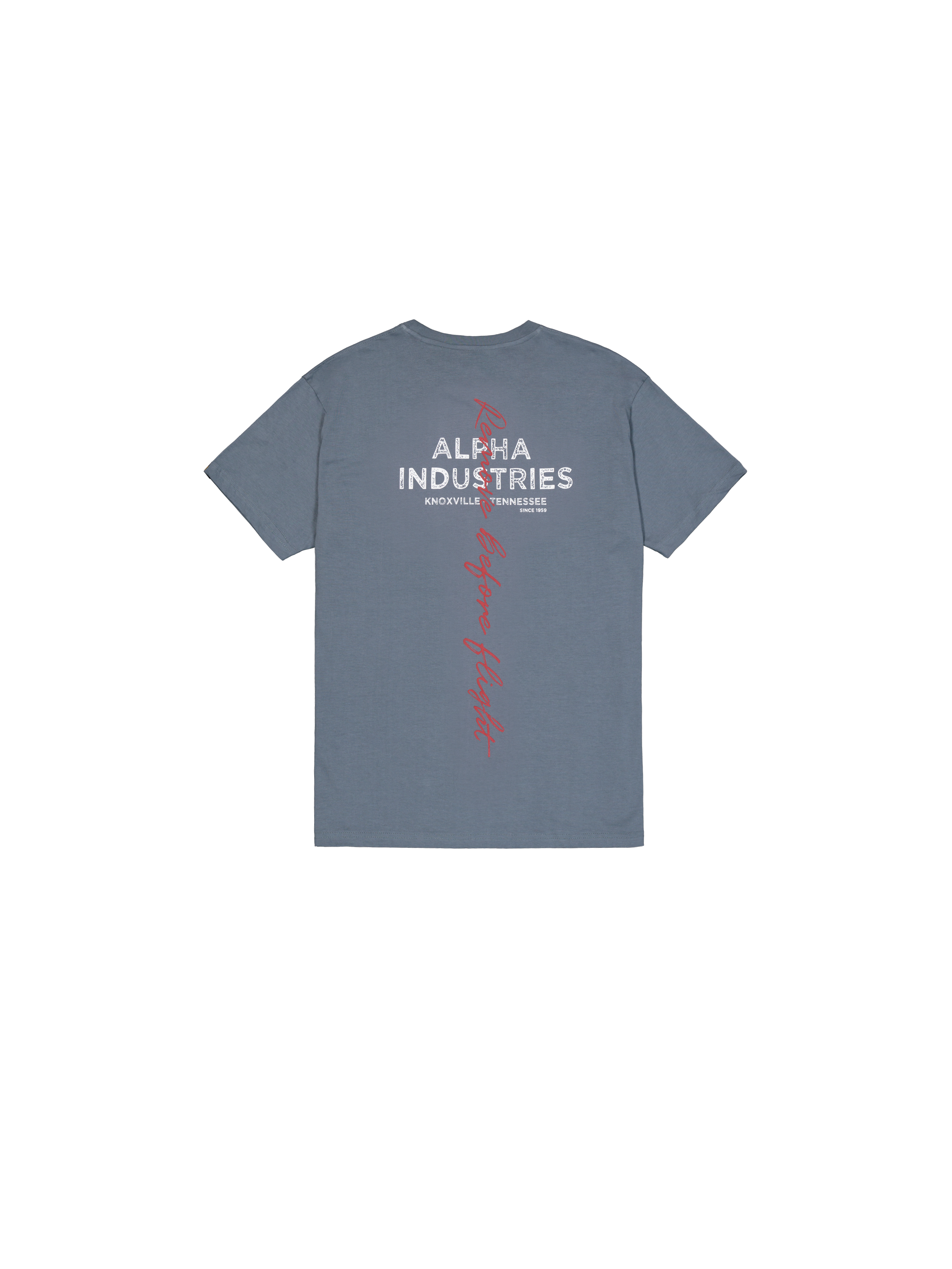 Signature Backprint T-Shirt denim blue 148516_439_1_flatlay_00002_160325
