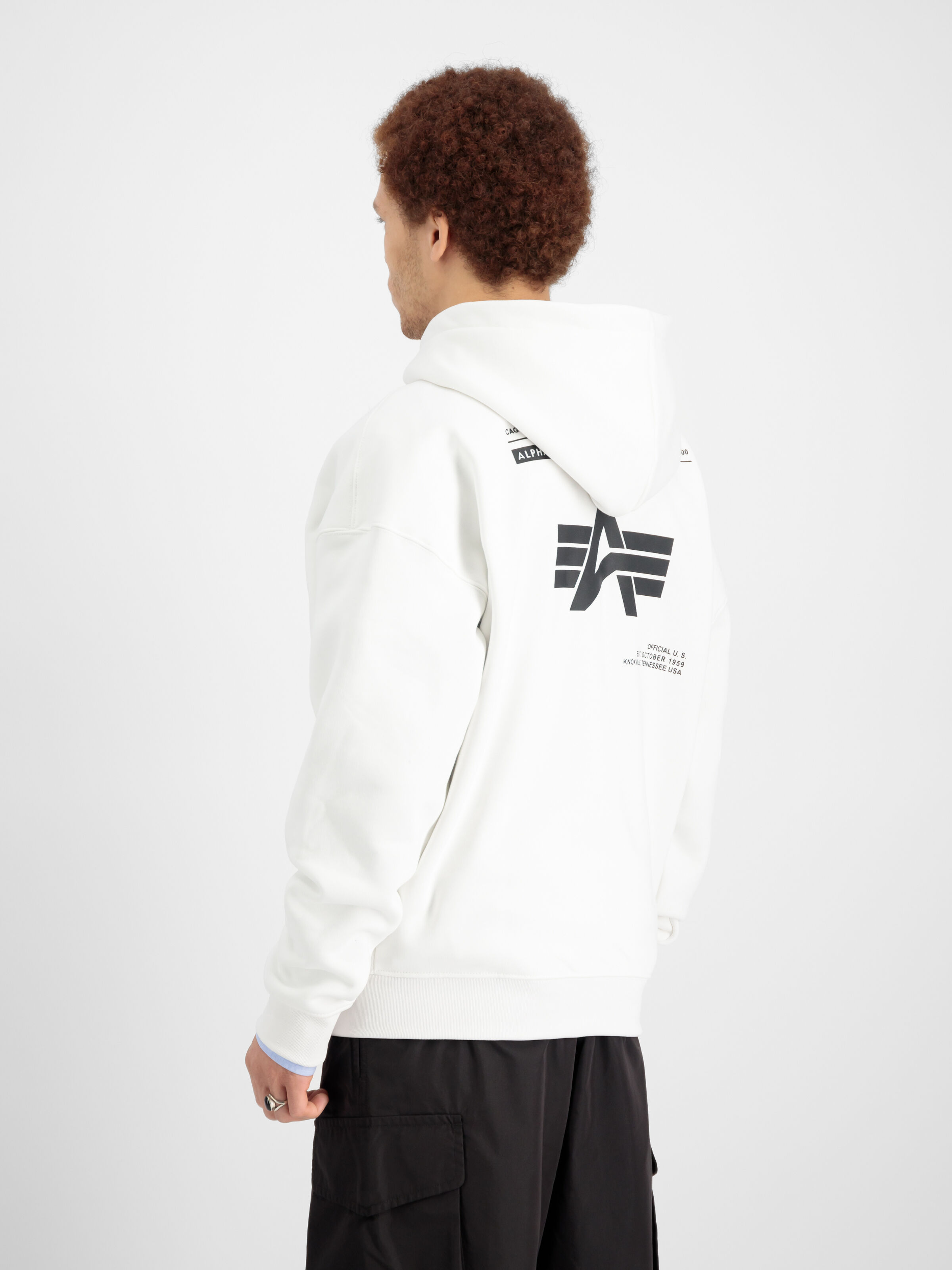 Logo Backprint Hoodie  white 146336_09_2_model_00004_99383