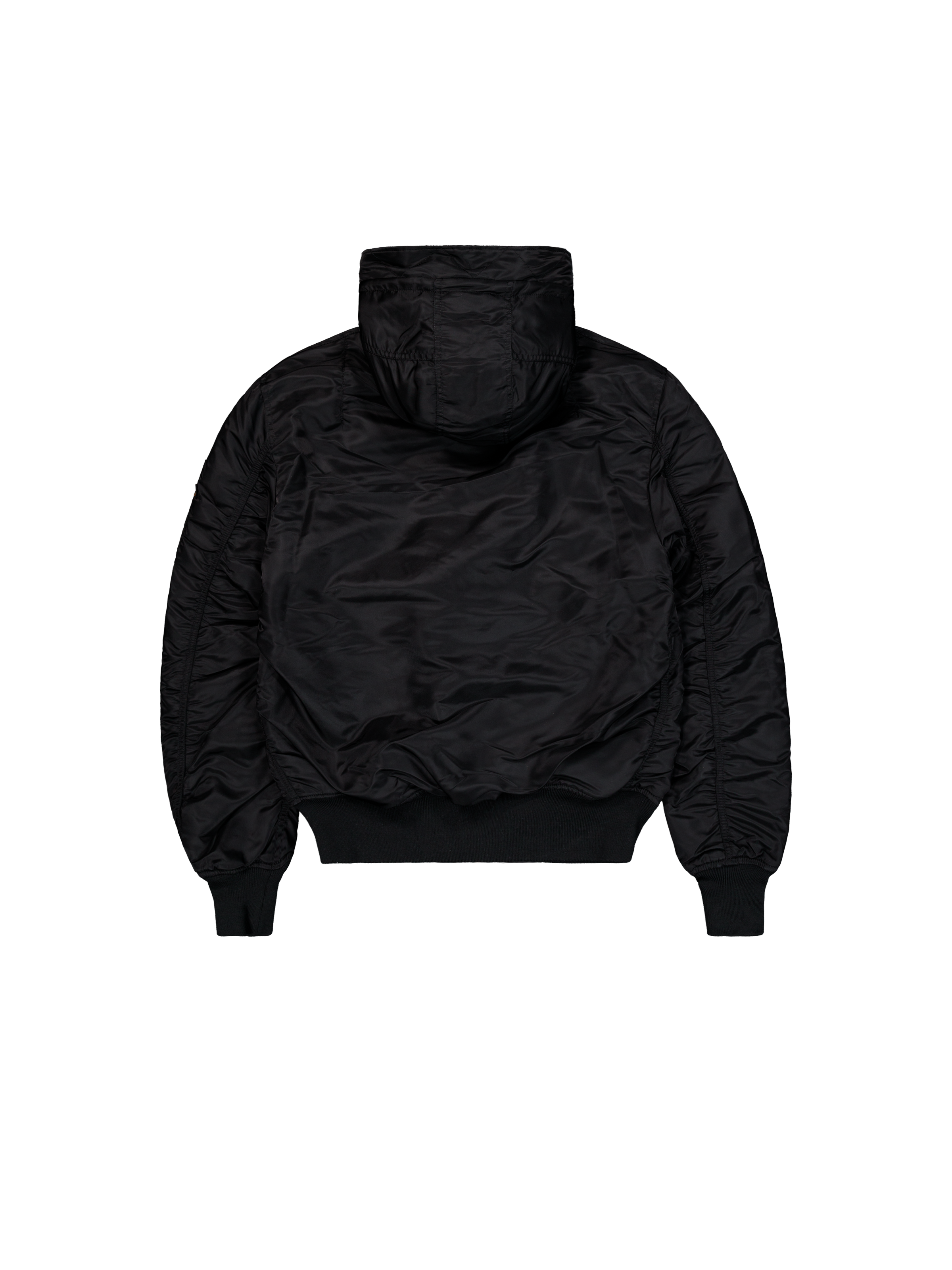 MA-1 Hooded Bomber Jacket black 158104_03_1_flatlay_00002_124962