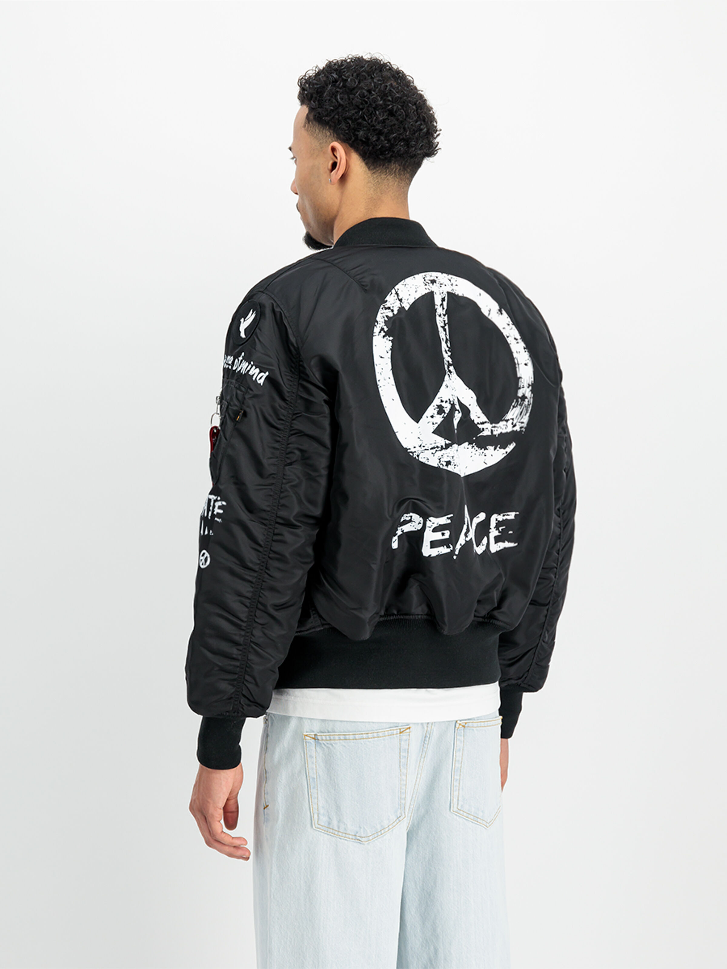 MA-1 Peace Bomber Jacket black 156136_03_2_model_00003_151461