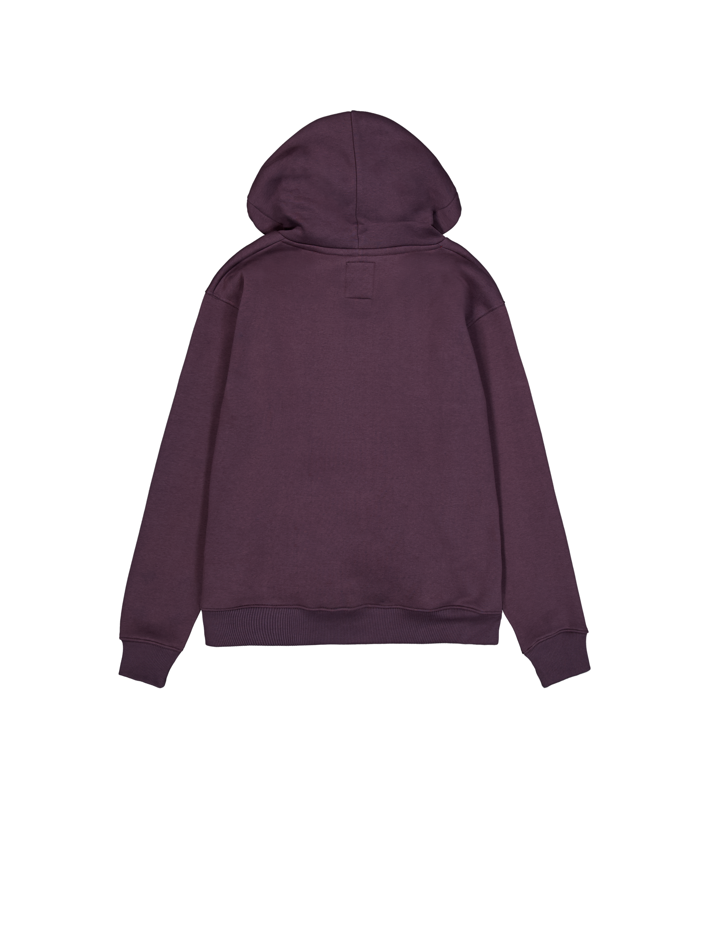 Basic Big Logo Rubber Hoodie Plum 178312RB_719_1_flatlay_00002_129337