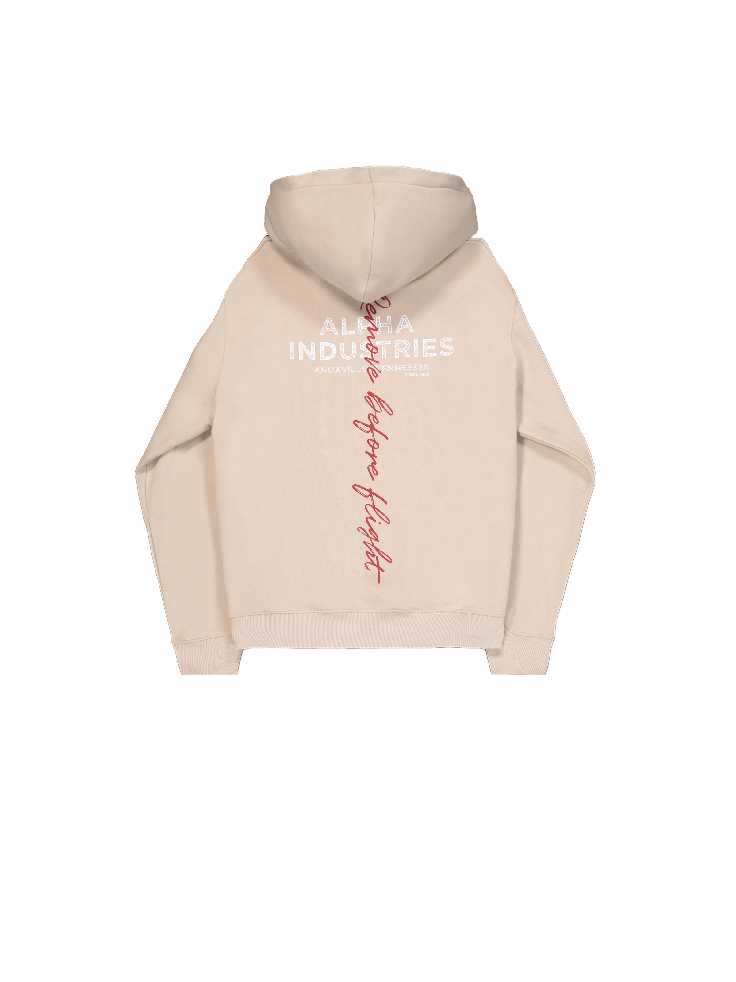 Signature Backprint Hoodie organic beige 148341_627_1_flatlay_00002_160515