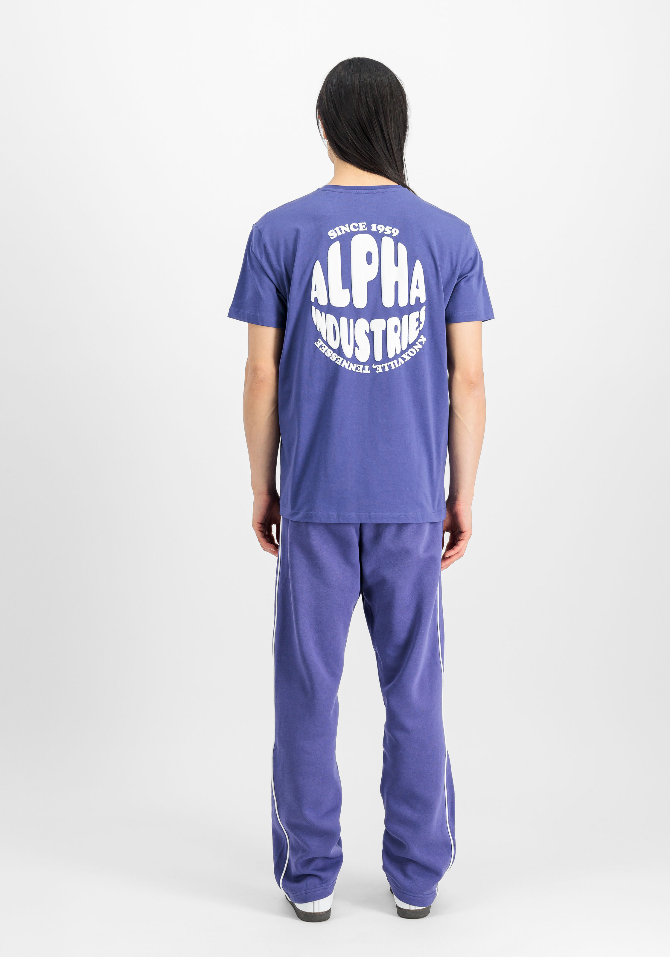 Logo Backprint T-Shirt night purple 156552_735_2_model_00002_146960