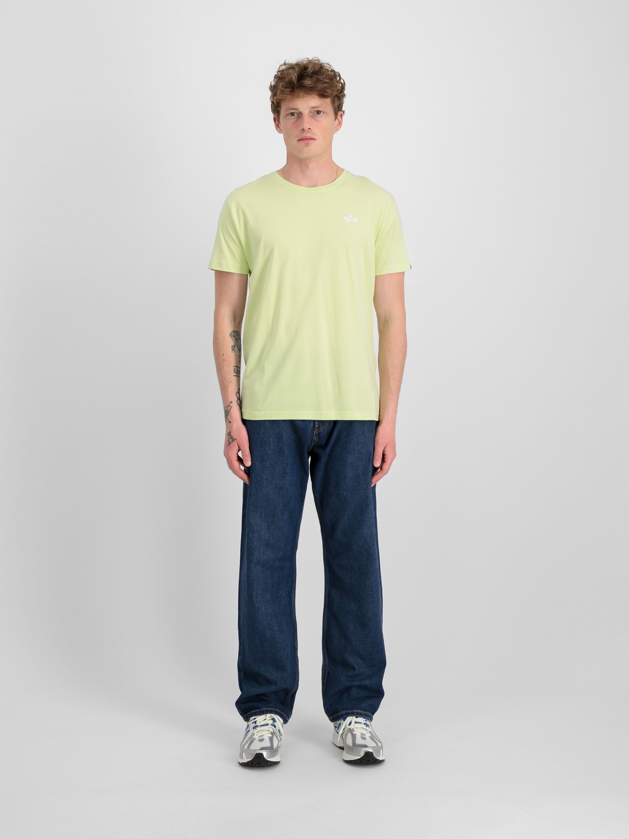 Basic Small Logo T-Shirt Arctic Lime 188505_722_2_model_00001_97205