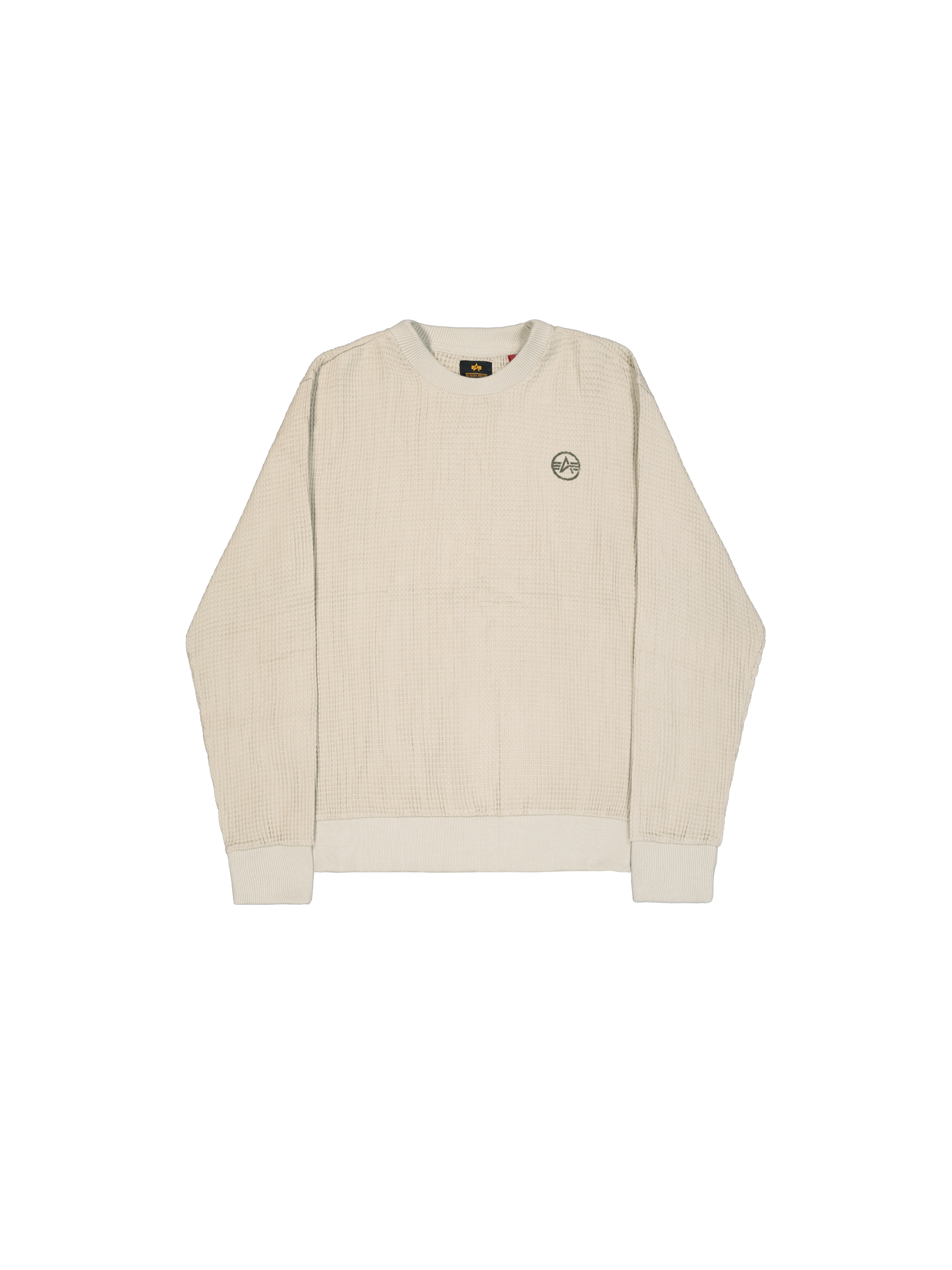 Studio Waffle Sweatshirt organic beige 258300_627_1_flatlay_00001_172897.png