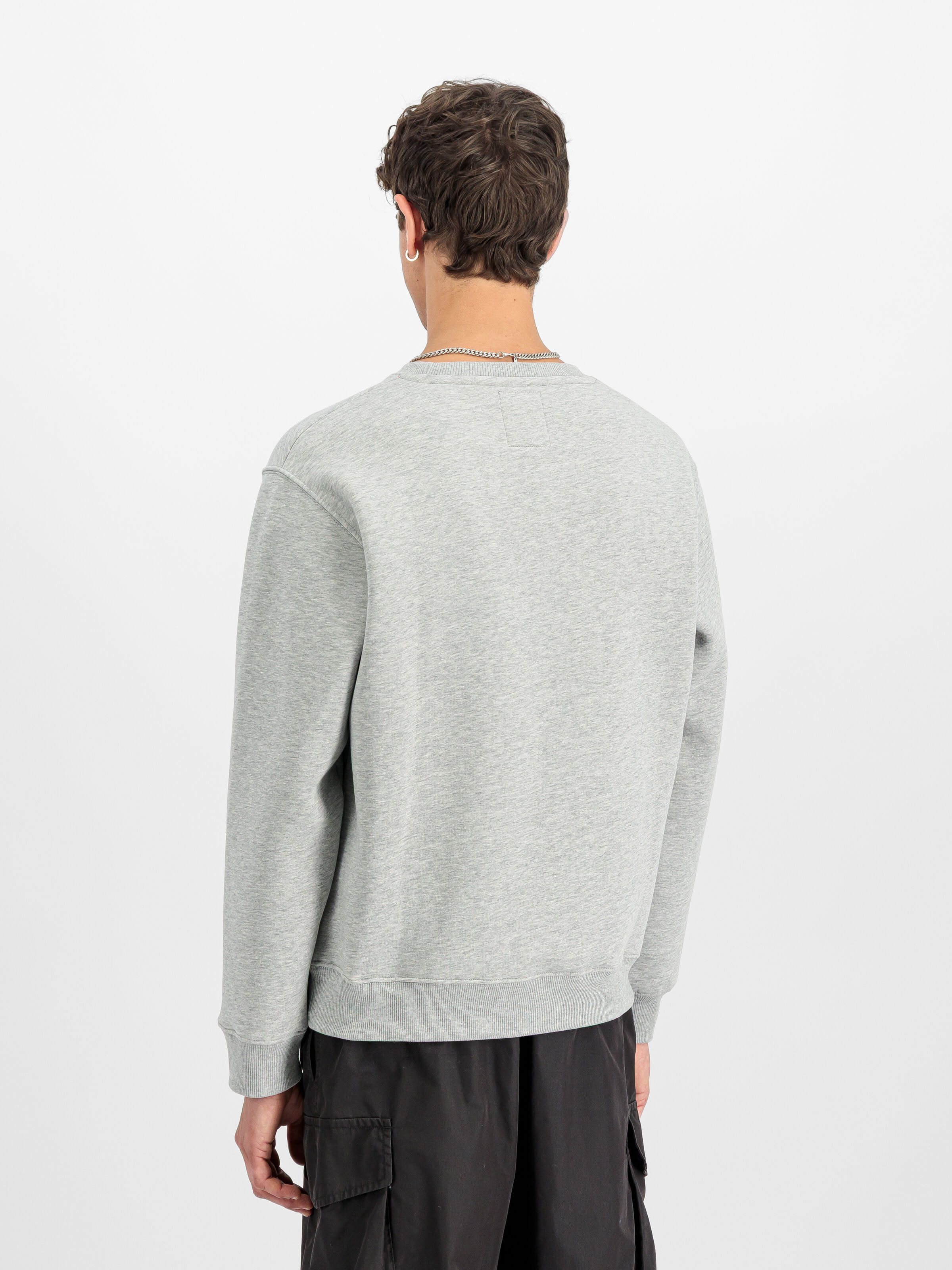 Basic Big Logo Sweatshirt grey heather 178302_17_2_model_00003_189781