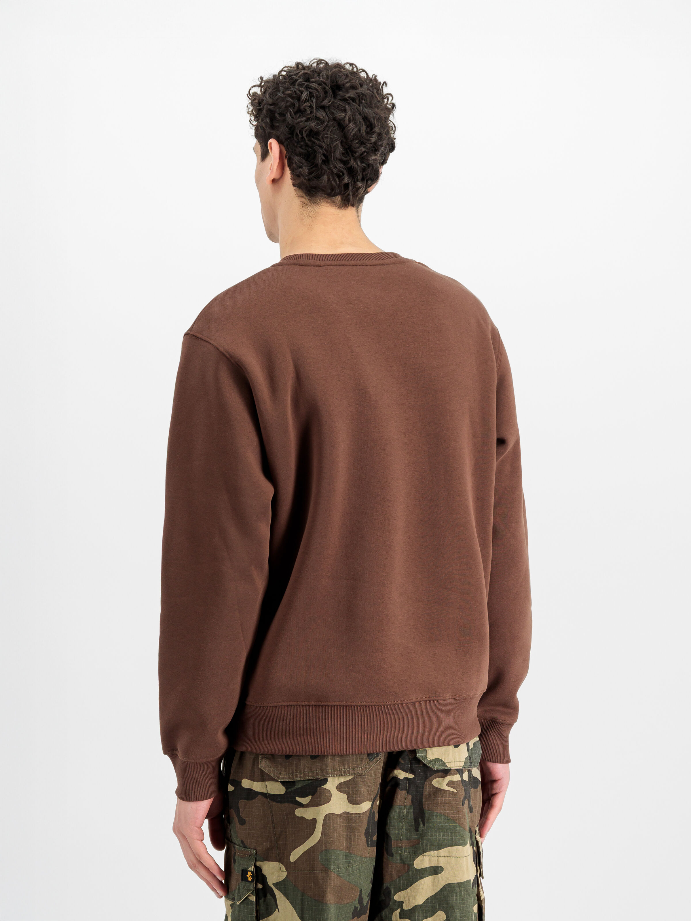 Basic Small Logo Sweatshirt powder brown 188307_204_2_model_00003_228364