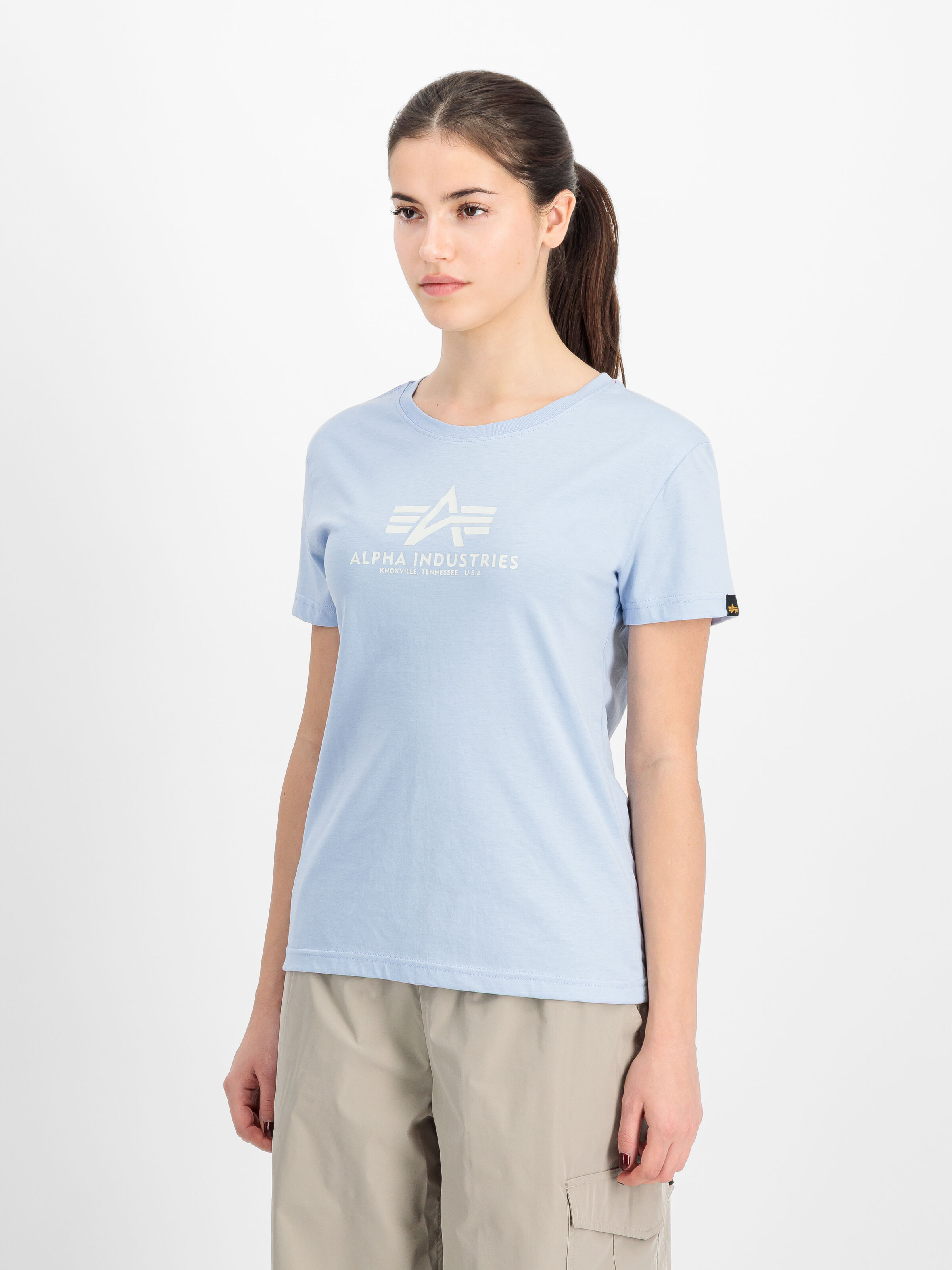 New Basic Big Logo T-Shirt Women artic blue 196051_40_2_model_00002_226263