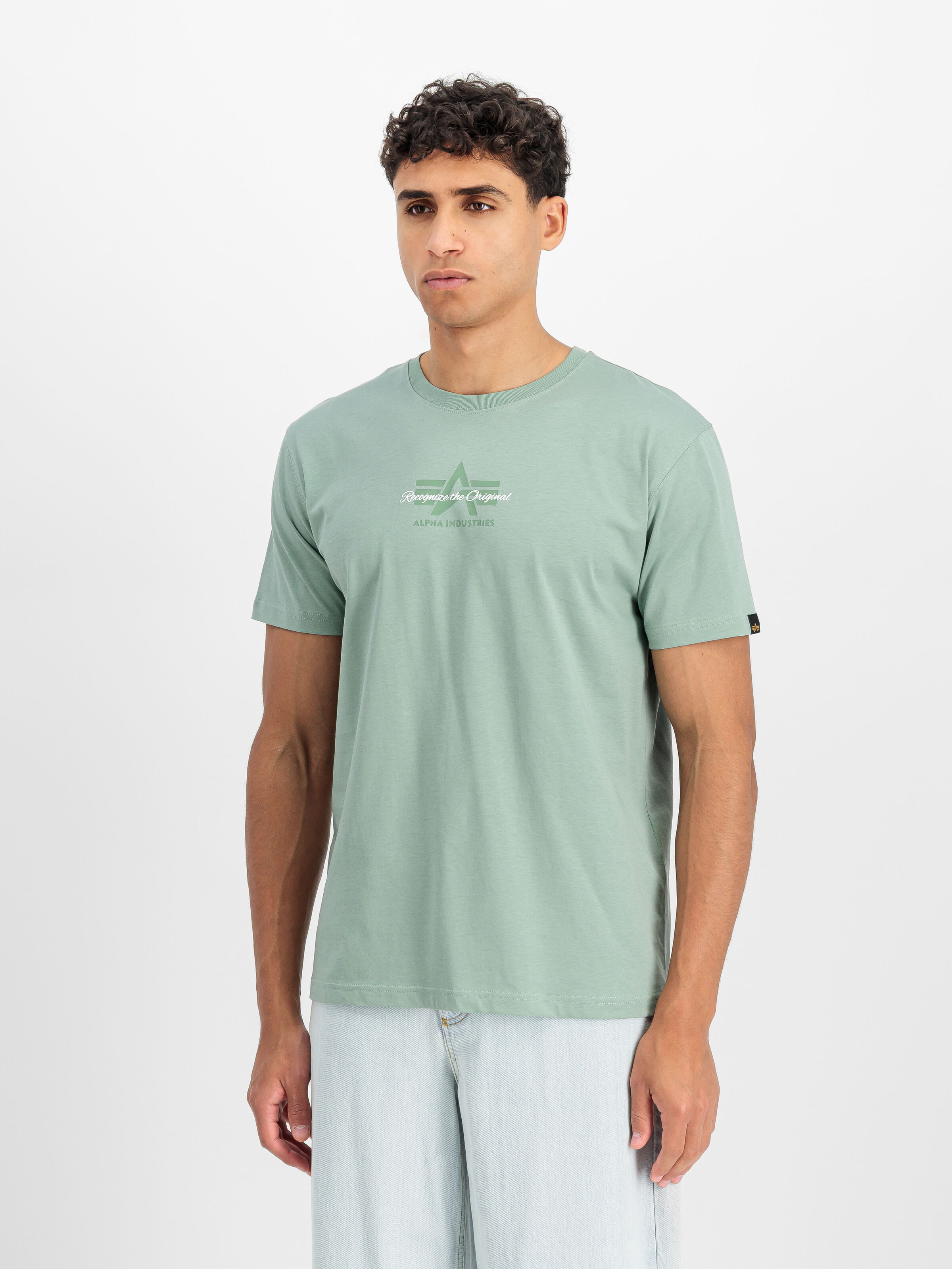Foam Middle Logo T-Shirt frost green 266551_30_2_model_00002_197497