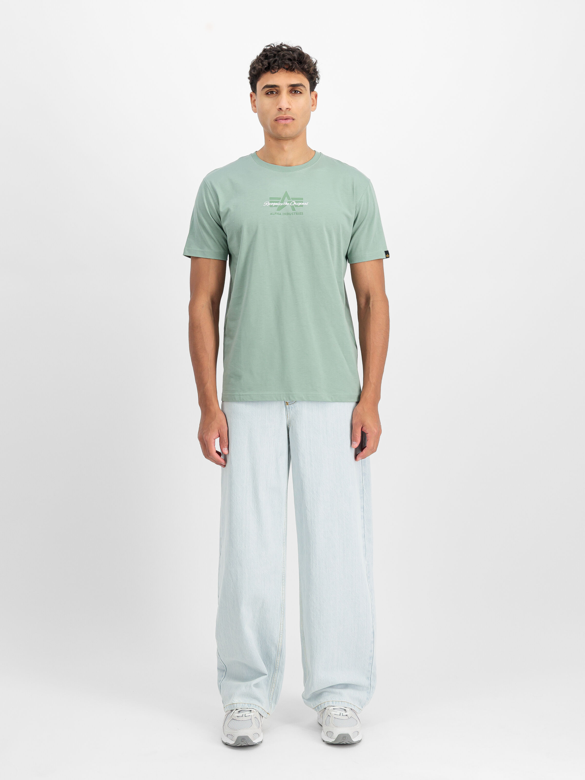 Foam Middle Logo T-Shirt frost green 266551_30_2_model_00001_197496