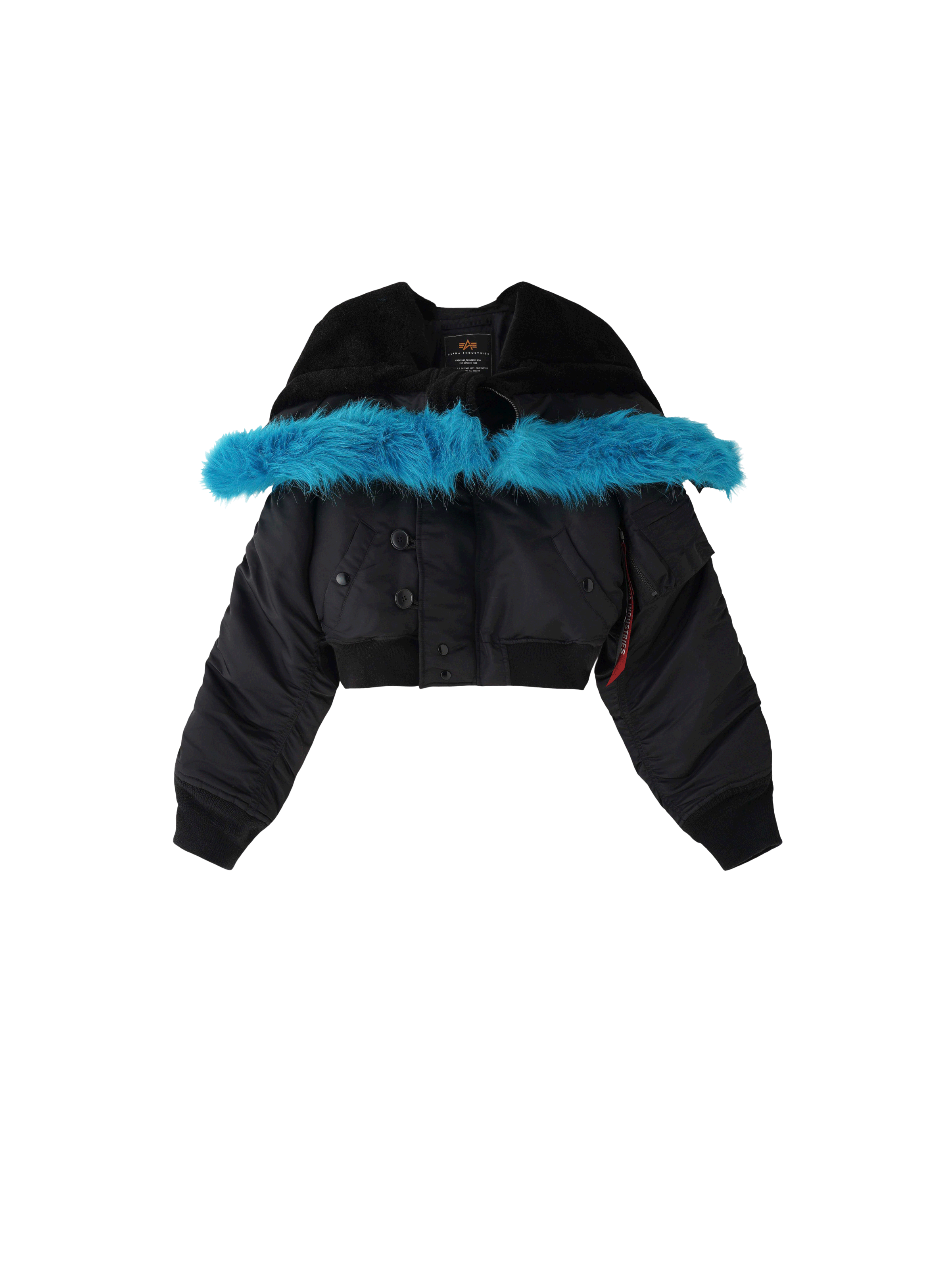 ALPHA X N-2B SHORT X-GIRL Winter Jacket black 148168_03_3_detail_00001_115961