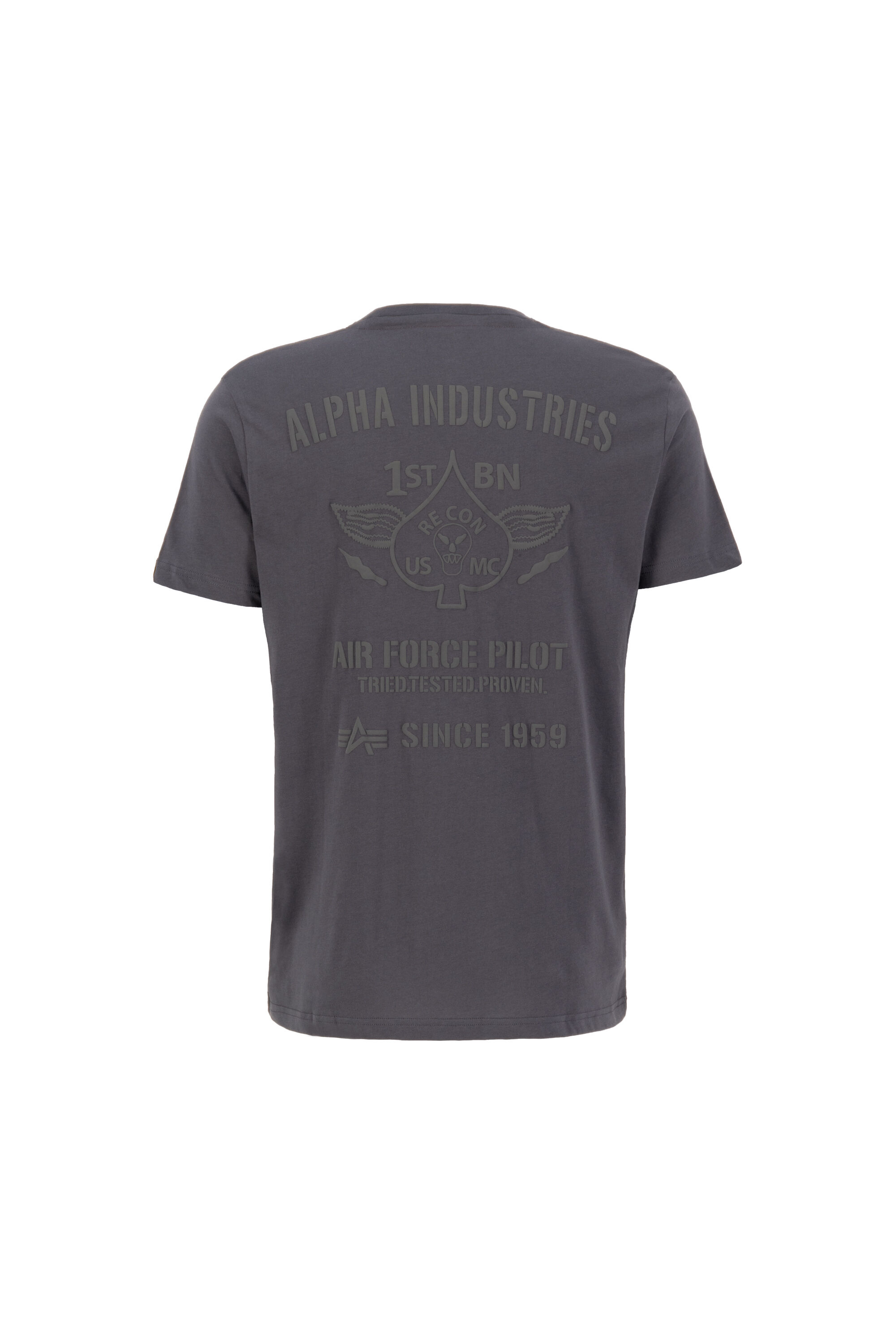 Air Force Pilot T-Shirt vintage grey 138505_684_002_126247