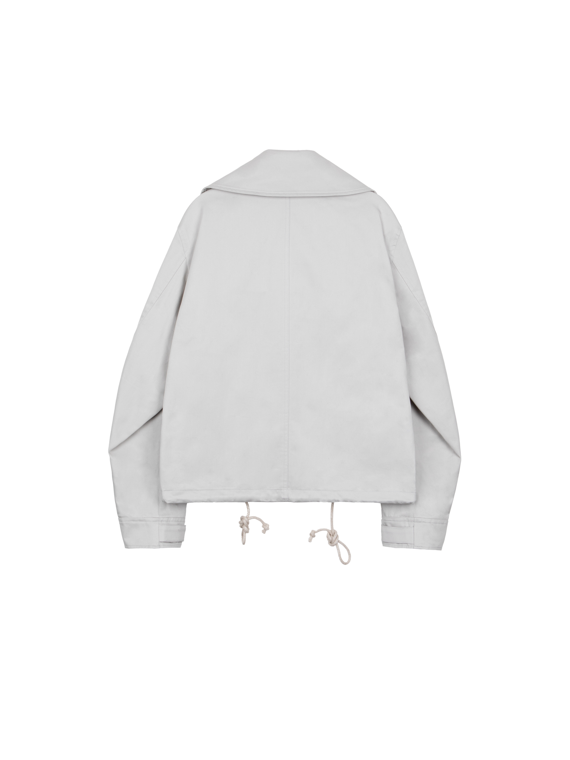 ALPHA x JIYONGKIM Sun-Bleached Wide Collar Field Jacket light grey 266125_19_1_flatlay_00002_225975