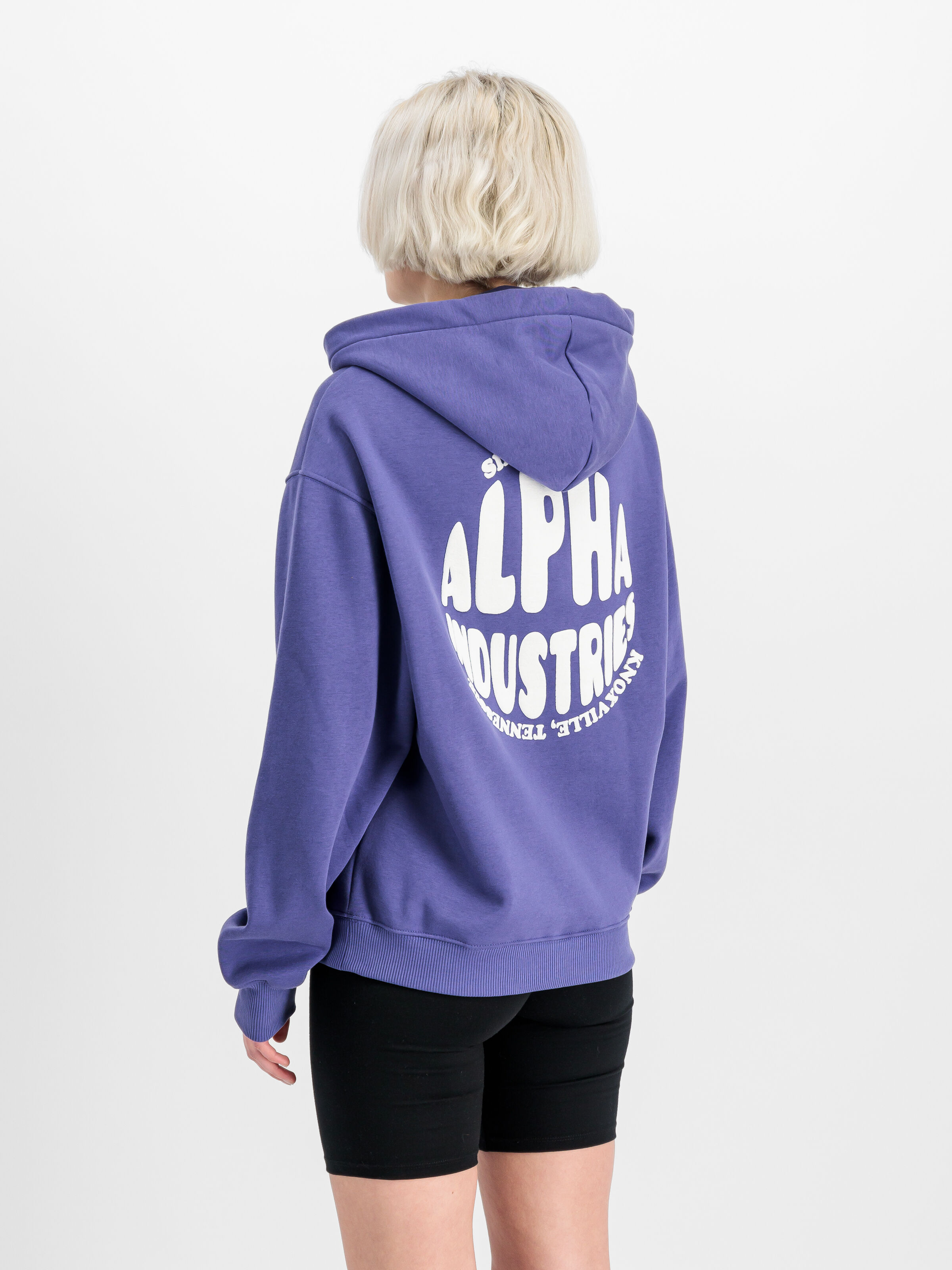 Logo Backprint Hoodie Women night purple 156041_735_2_model_00004_142261