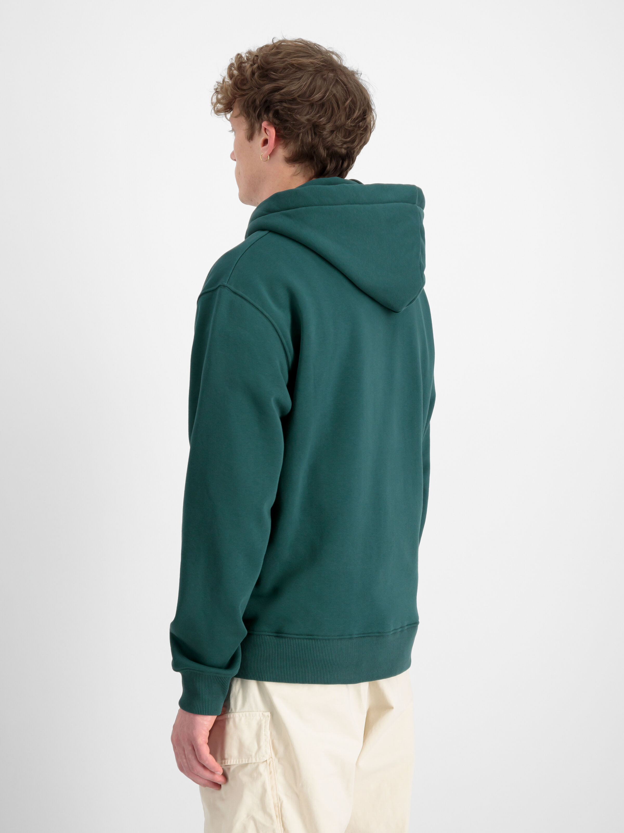 Basic Small Logo Hoodie Force Green 196318_720_2_model_00004_96969