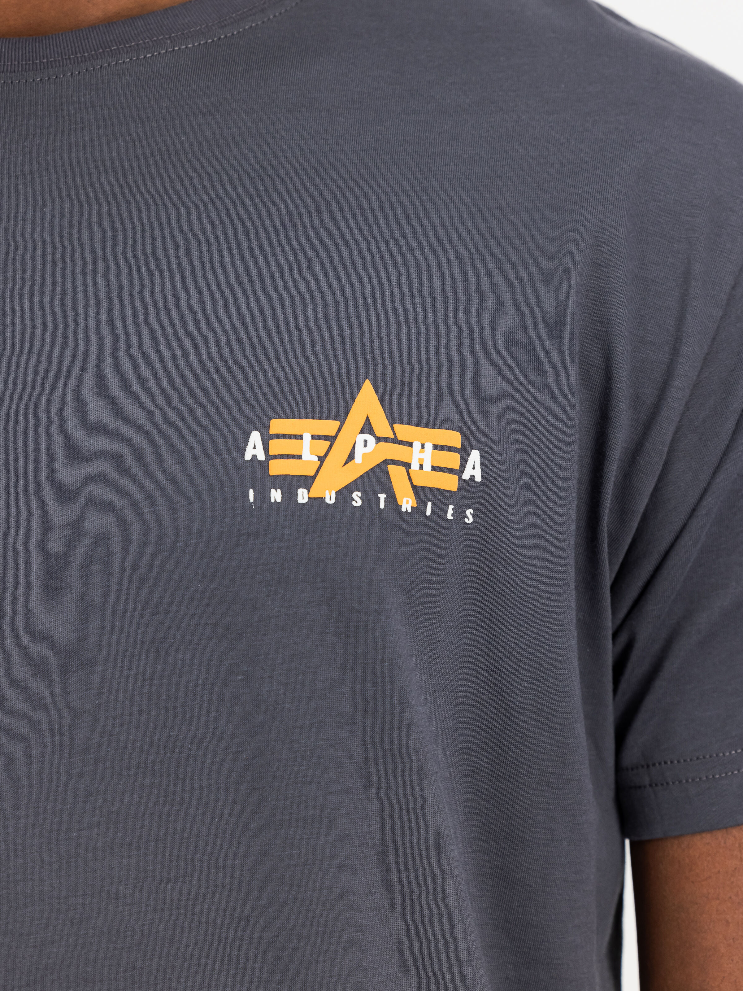 Puff Print Logo Backprint T-Shirt vintage grey 148521_684_3_detail_00001_160298