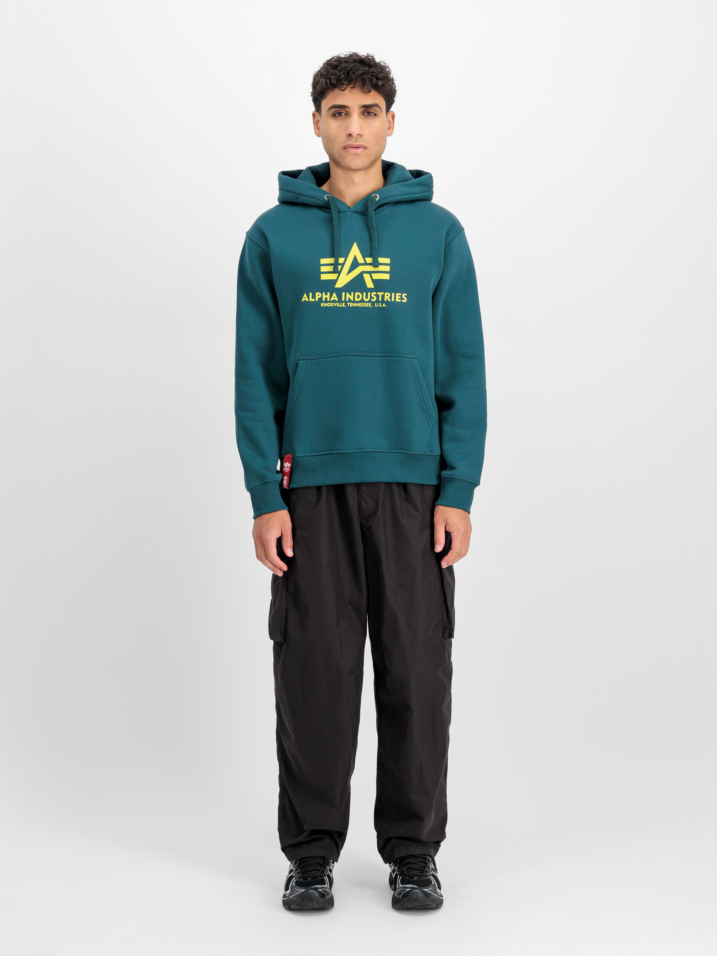 Basic Big Logo Hoodie deep petrol 178312_609_2_model_00001_197991