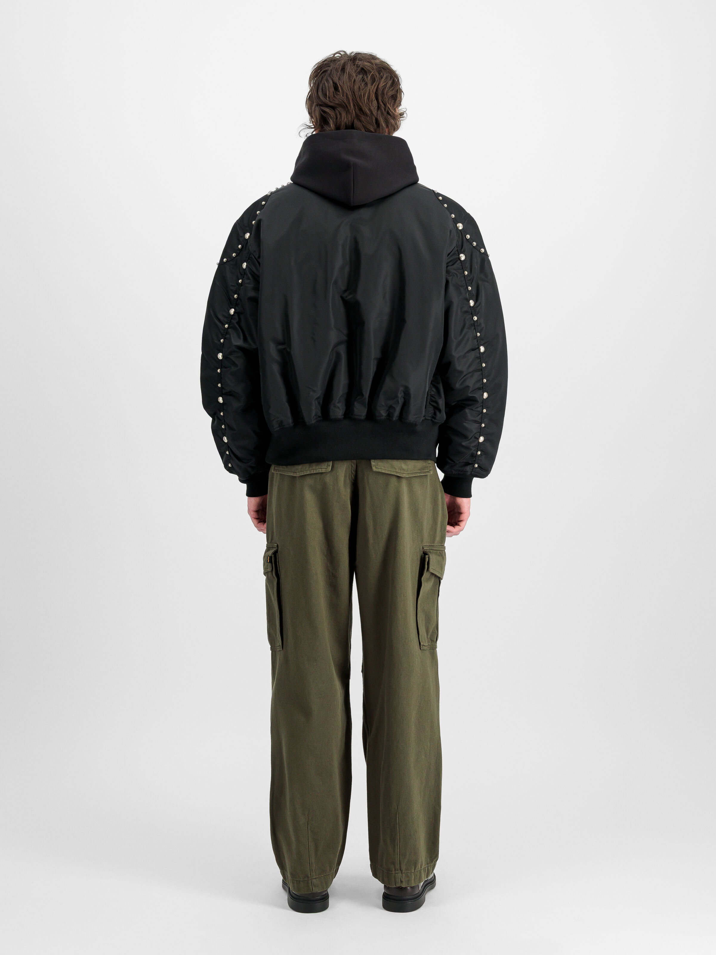 ALPHA x THUG CLUB CWU-45P RIVET Bomber Jacket black 258150_03_2_model_00002_209947