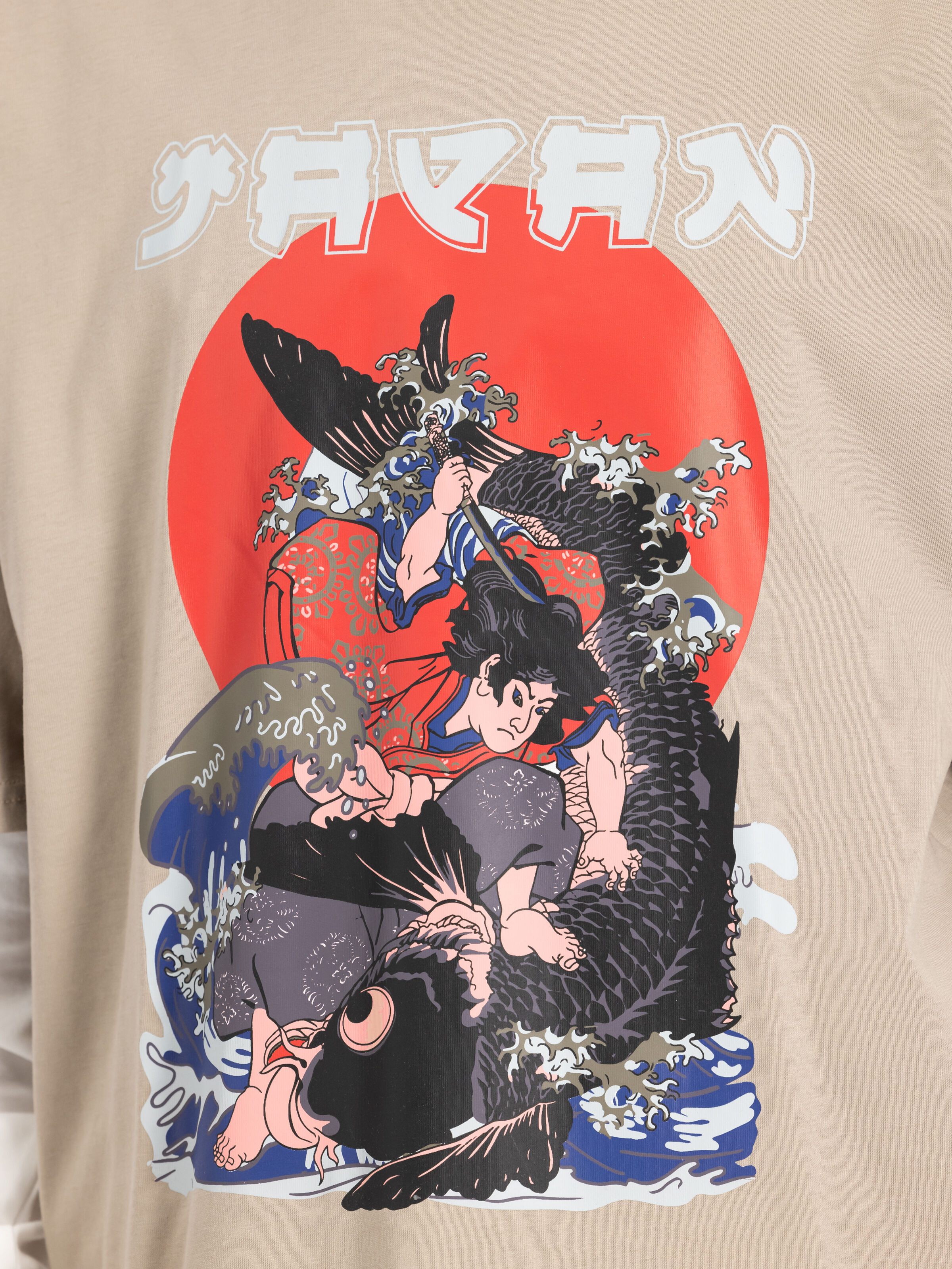 Japan Warrior T-Shirt vintage sand 146500_679_00005_181642