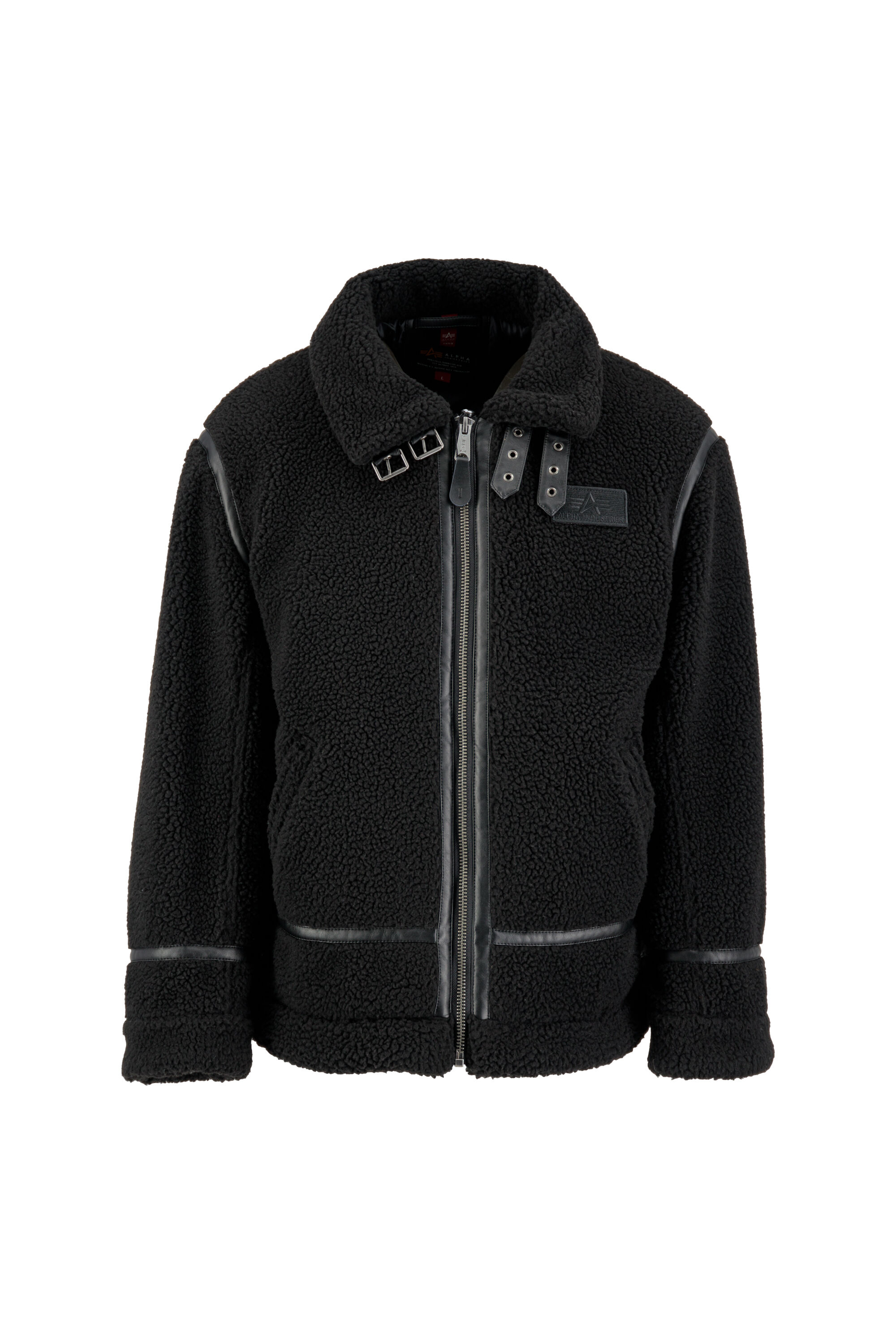 B-3 Teddy Bomber Jacket black 118118_03_001_124286.jpg