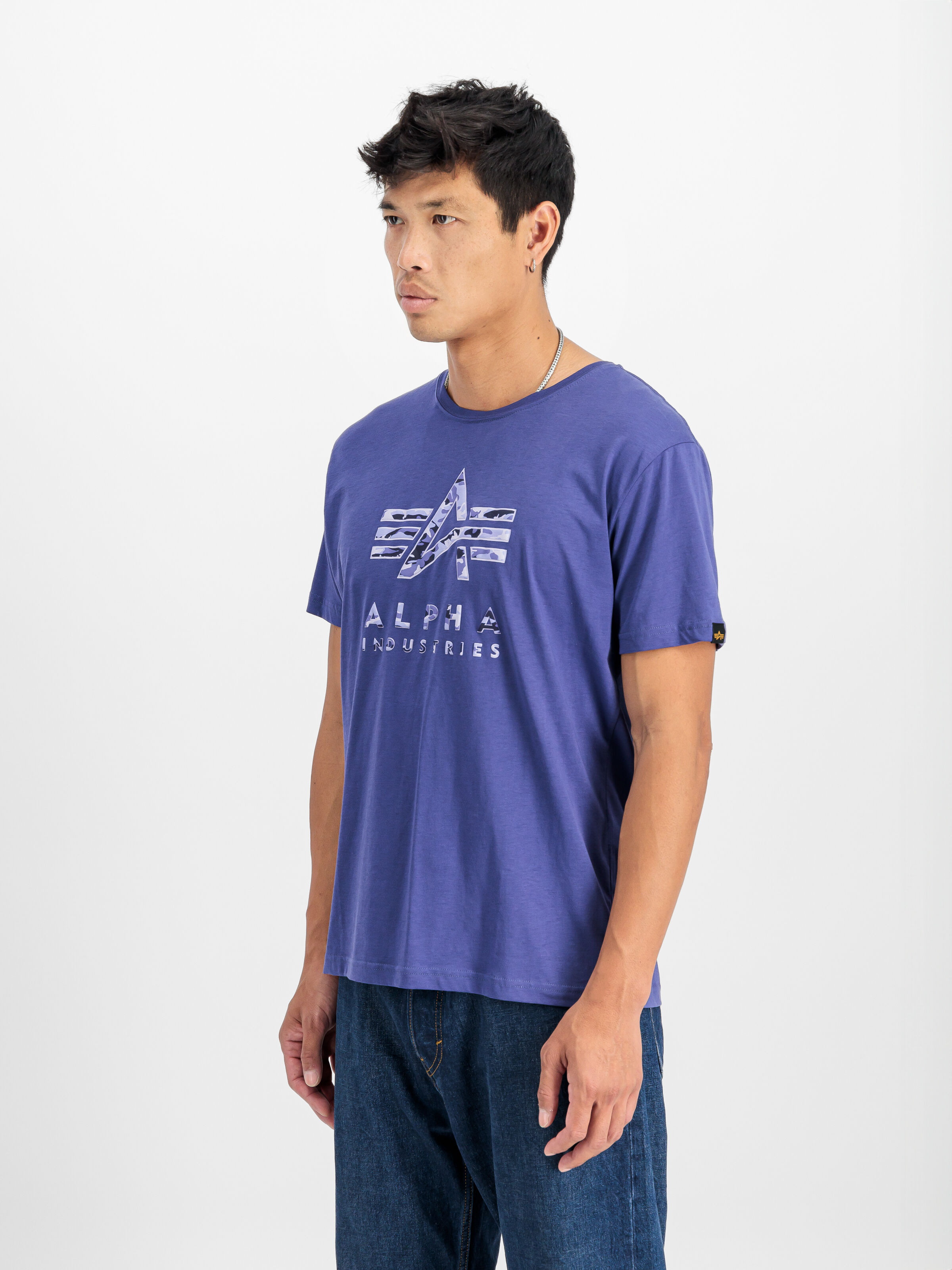 Camo Puff Print T-Shirt night purple 146506_735_2_model_00003_118380